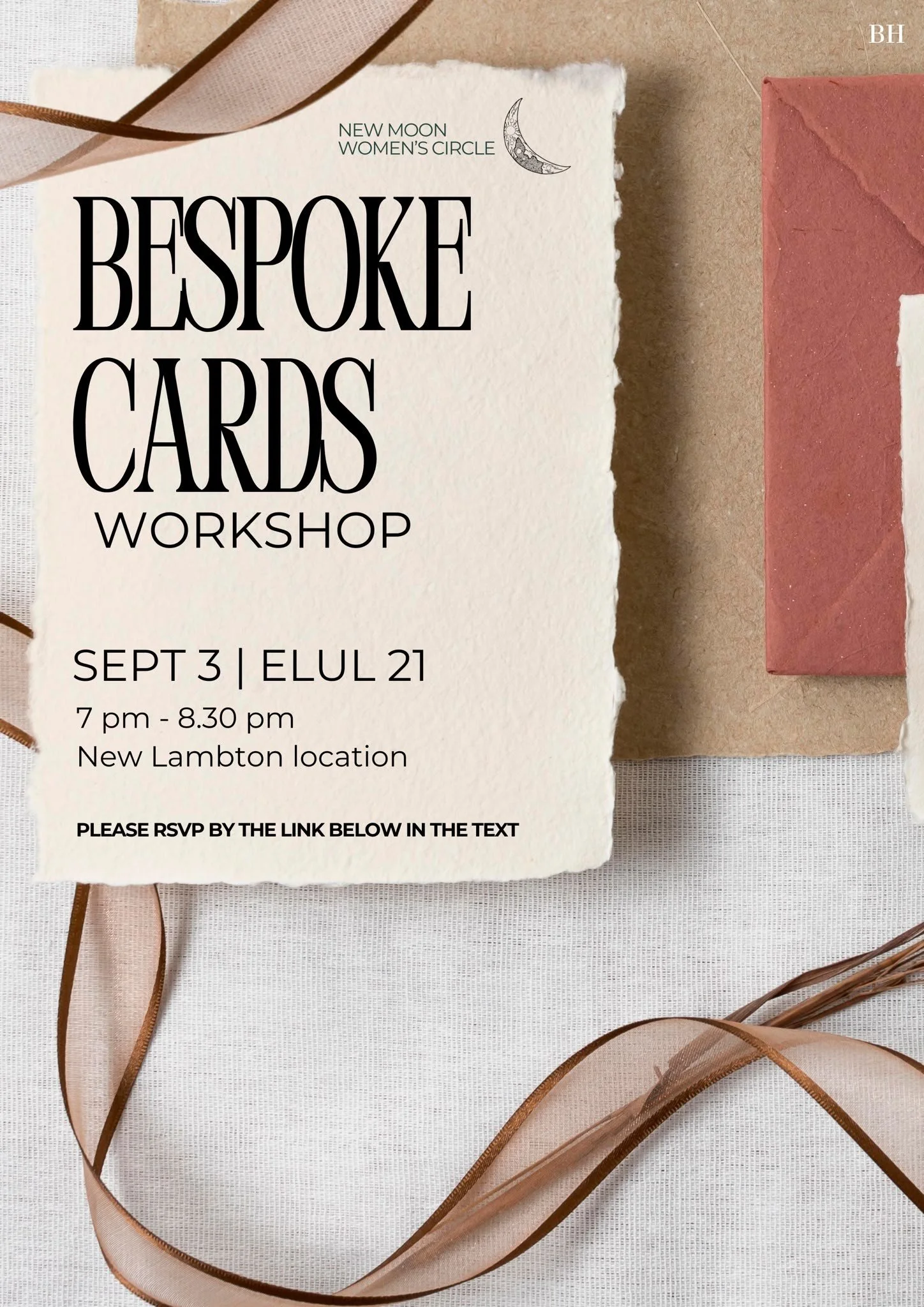 New Moon Women's Circle  - Bespoke Cards Workshop