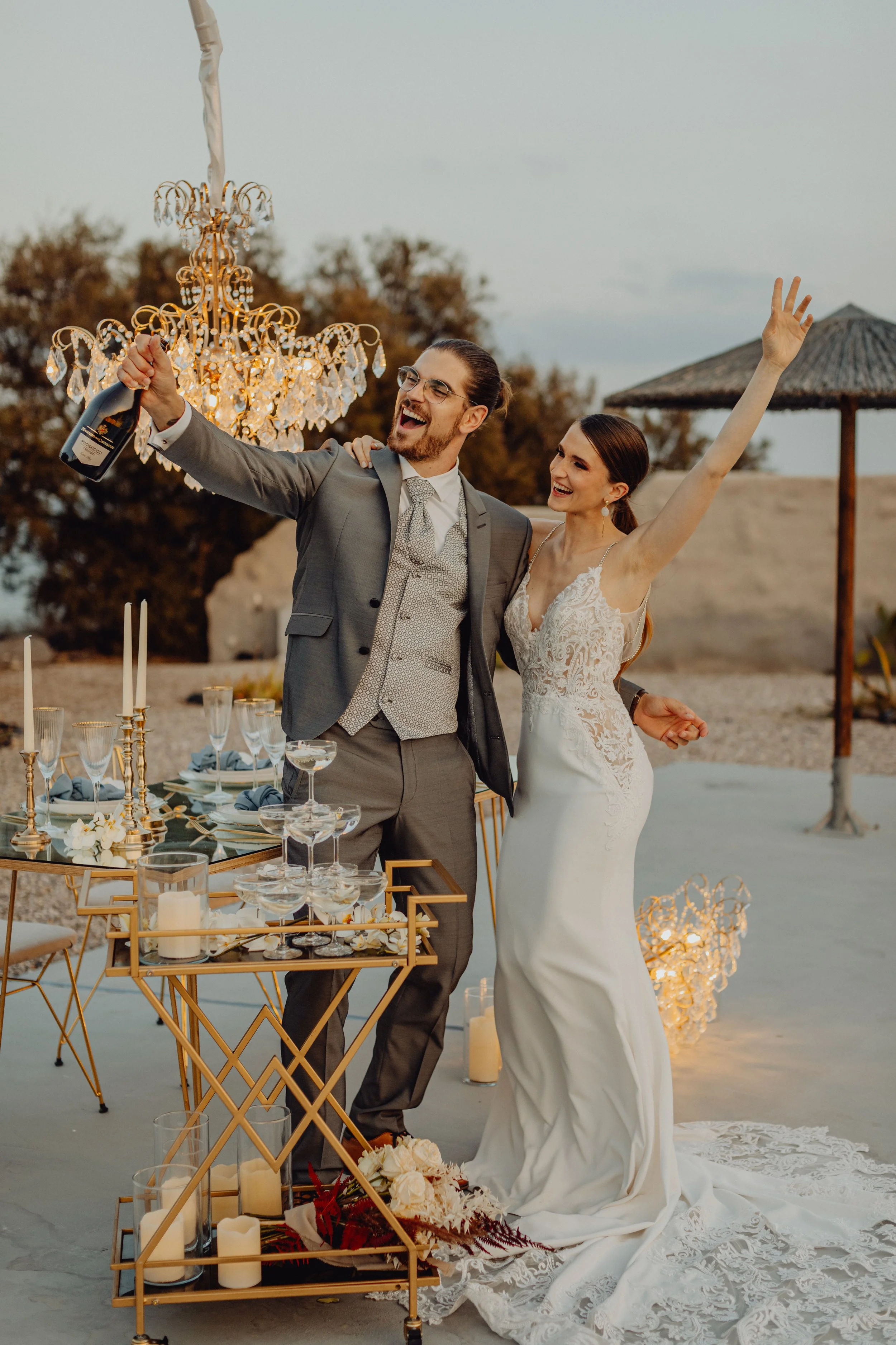 Hochzeit Santorini Griechenland Auslandshochzeit Destination Wedding