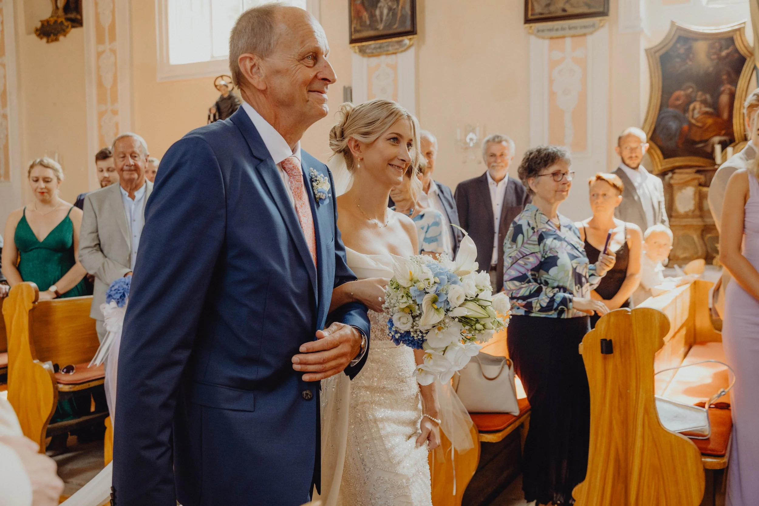 Hochzeit Schloss Altenhof Braut Bräutigam Kirche Kapelle Italy Wedding