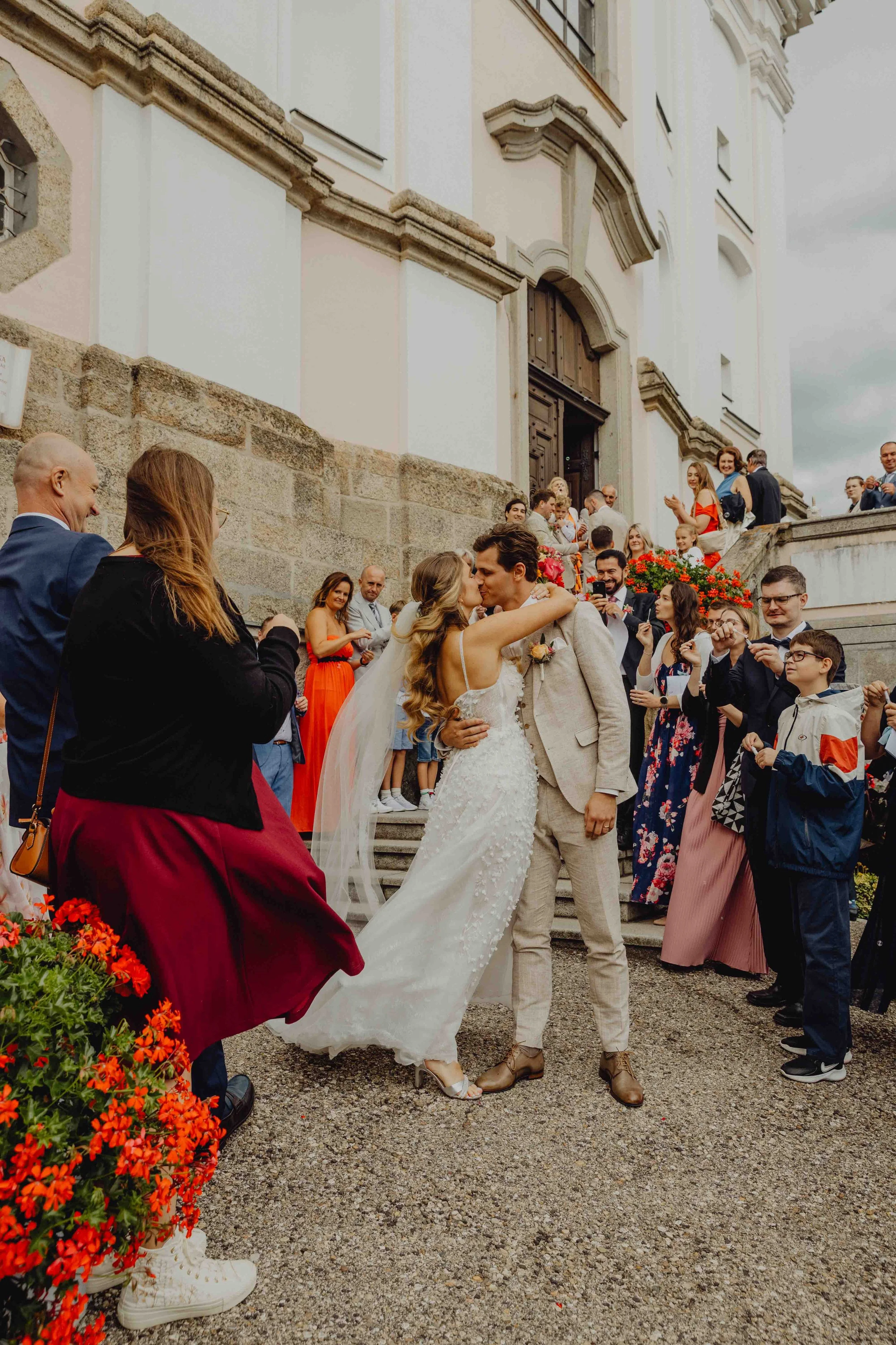 Hochzeit Oberösterreich Brautpaar Linz Leonding Trauung Kirche Pöstlingberg