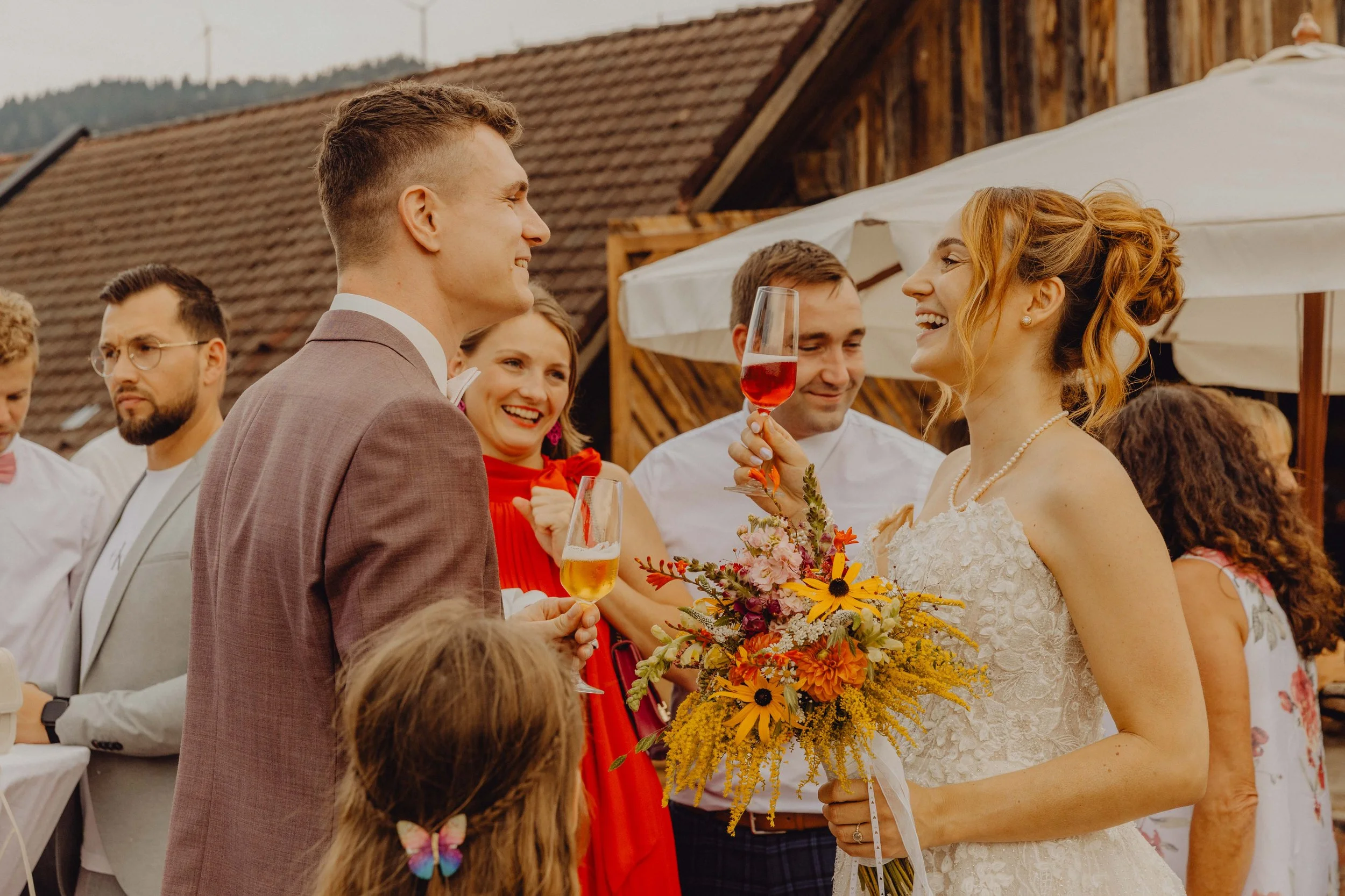 Hochzeit Laussa Oberösterreich Heiraten Fotograf die kleine fotografin Auszeithof Erdelement Boho Alternativ Natur
