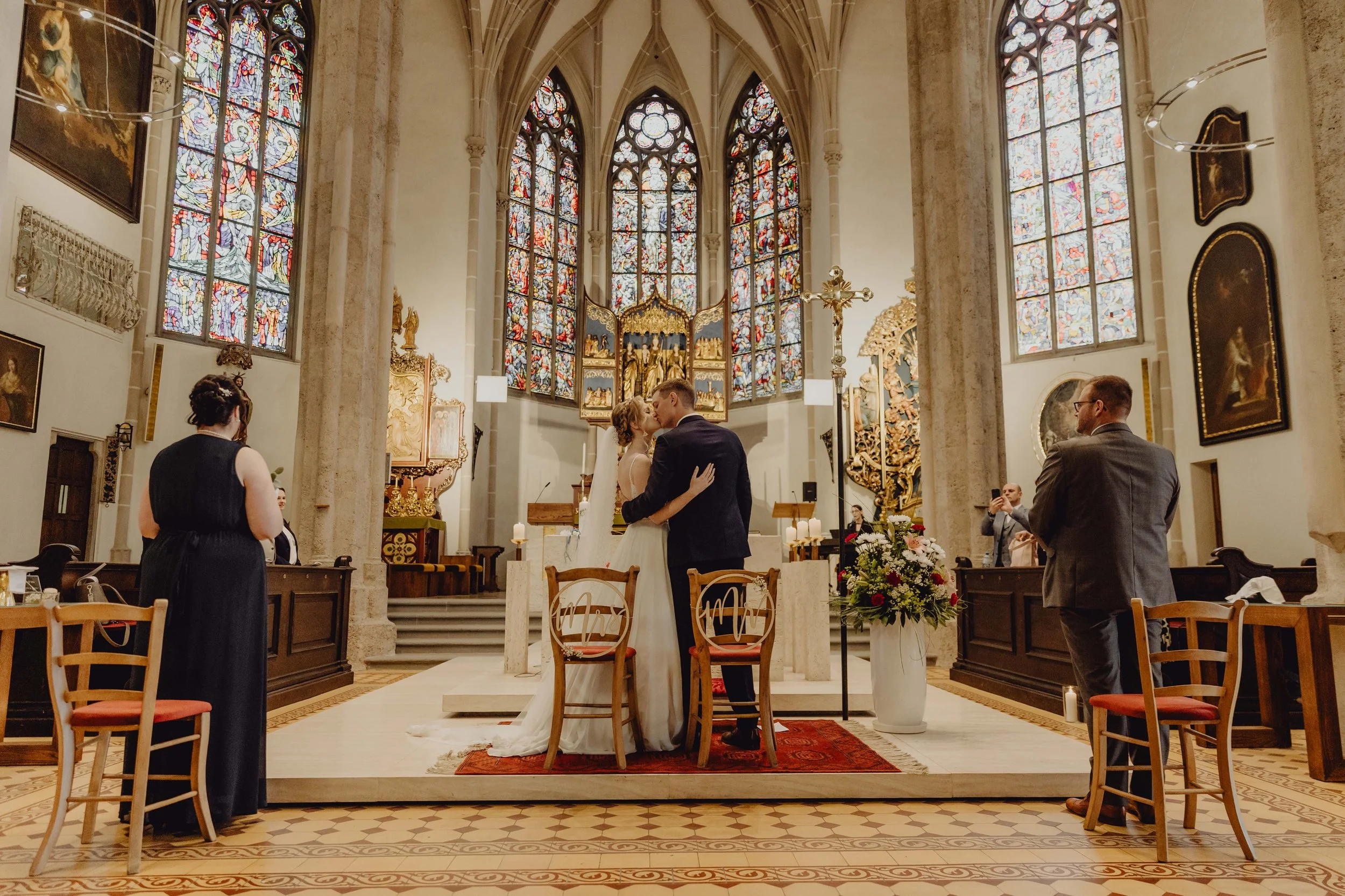 Hochzeit Schloss an der Eisenstraße Waidhofen an der Ybbs Niederösterreich Stadtpfarrkirche