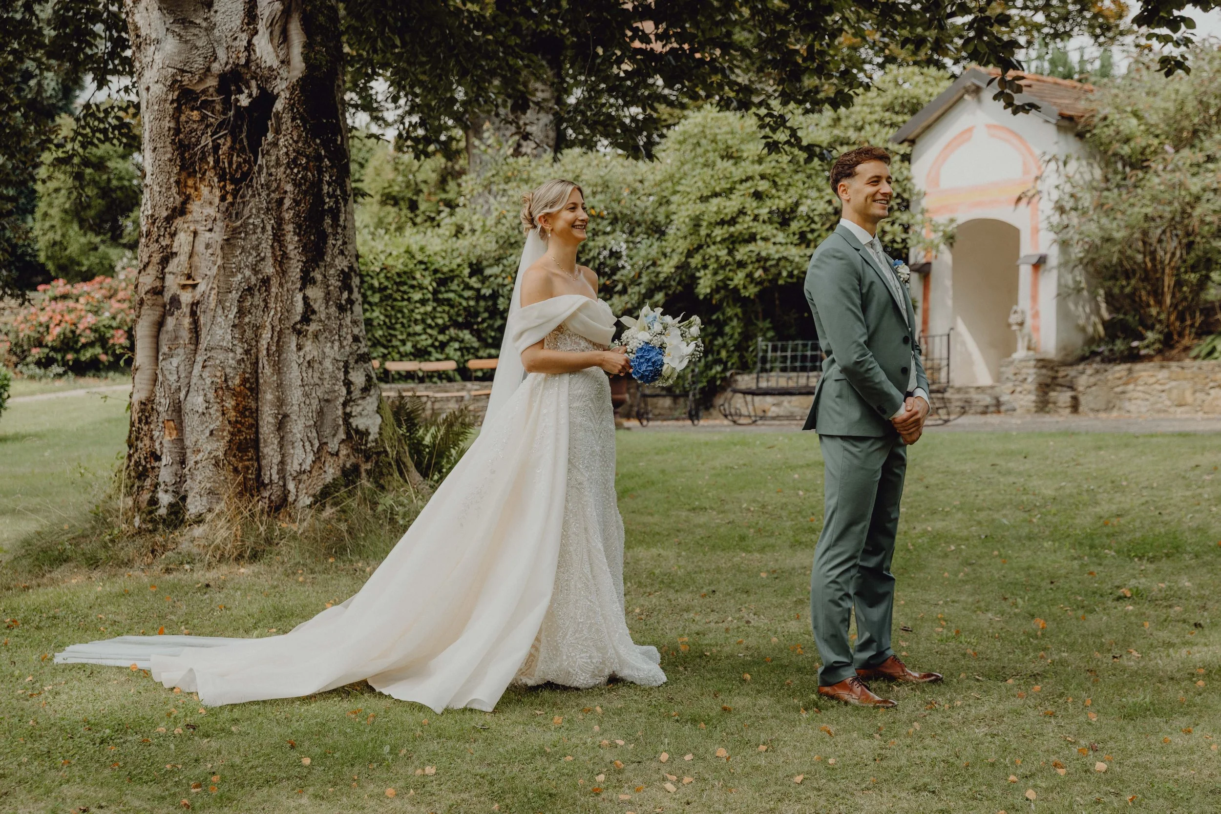 Oberösterreich Hochzeit Schloss Altenhof Brätigam Braut Brautpaar Brautpaarshooting