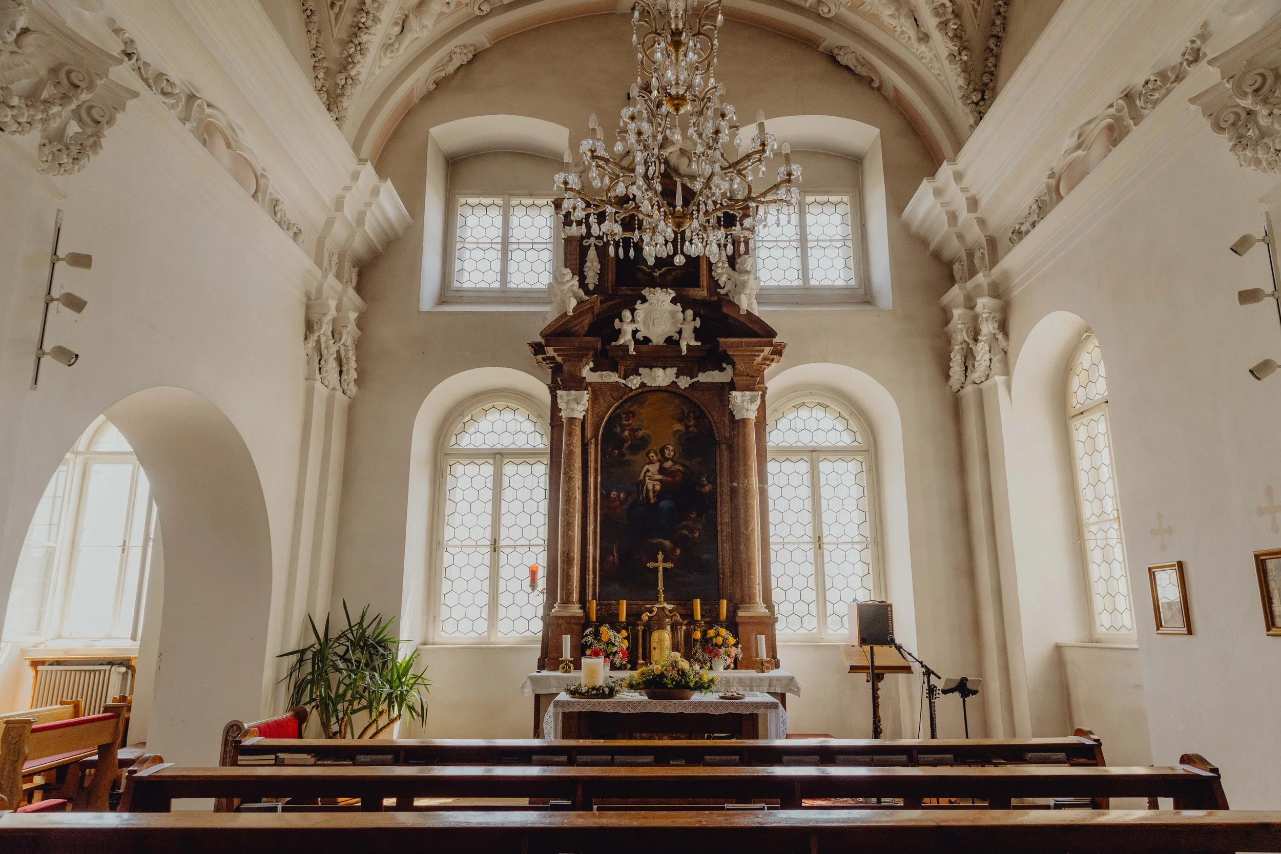 Hochzeit Hochzeitsfotograf Engerwitzdorf Oberösterreich Schlosskapelle Riedegg