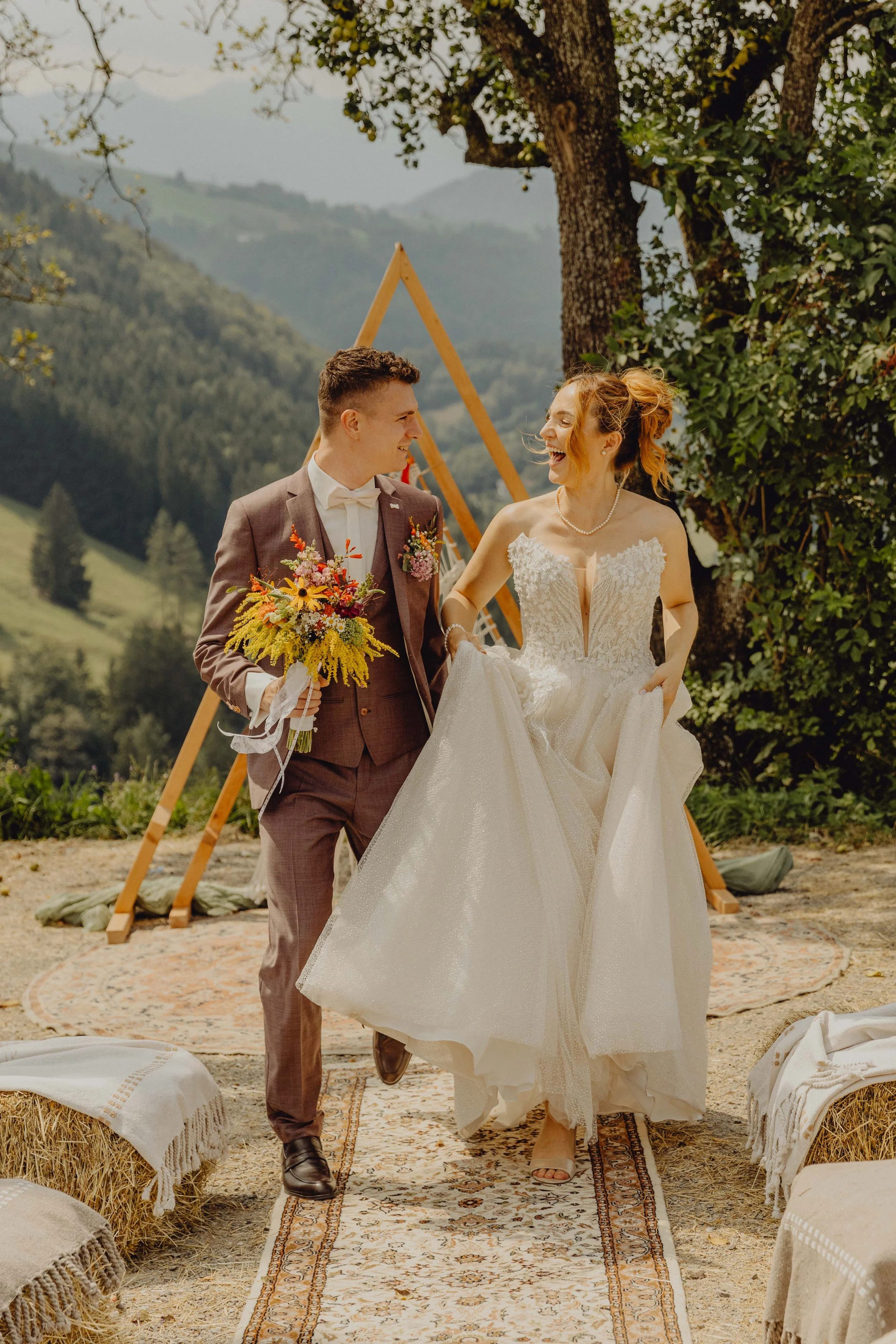 Hochzeit Laussa Oberösterreich Heiraten Fotograf die kleine fotografin Auszeithof Erdelement Boho Alternativ Natur