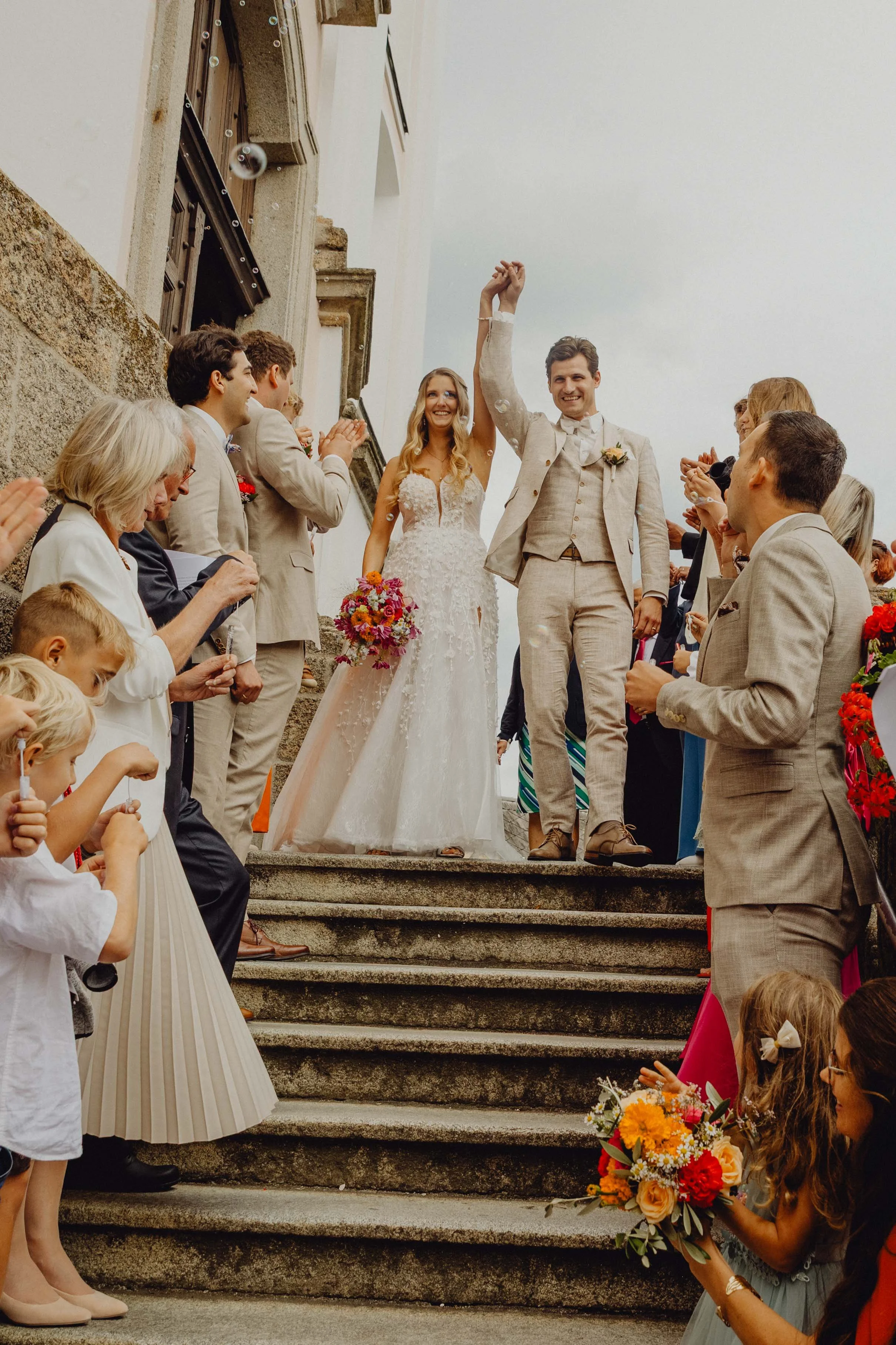 Hochzeit Oberösterreich Brautpaar Linz Leonding Trauung Kirche Pöstlingberg