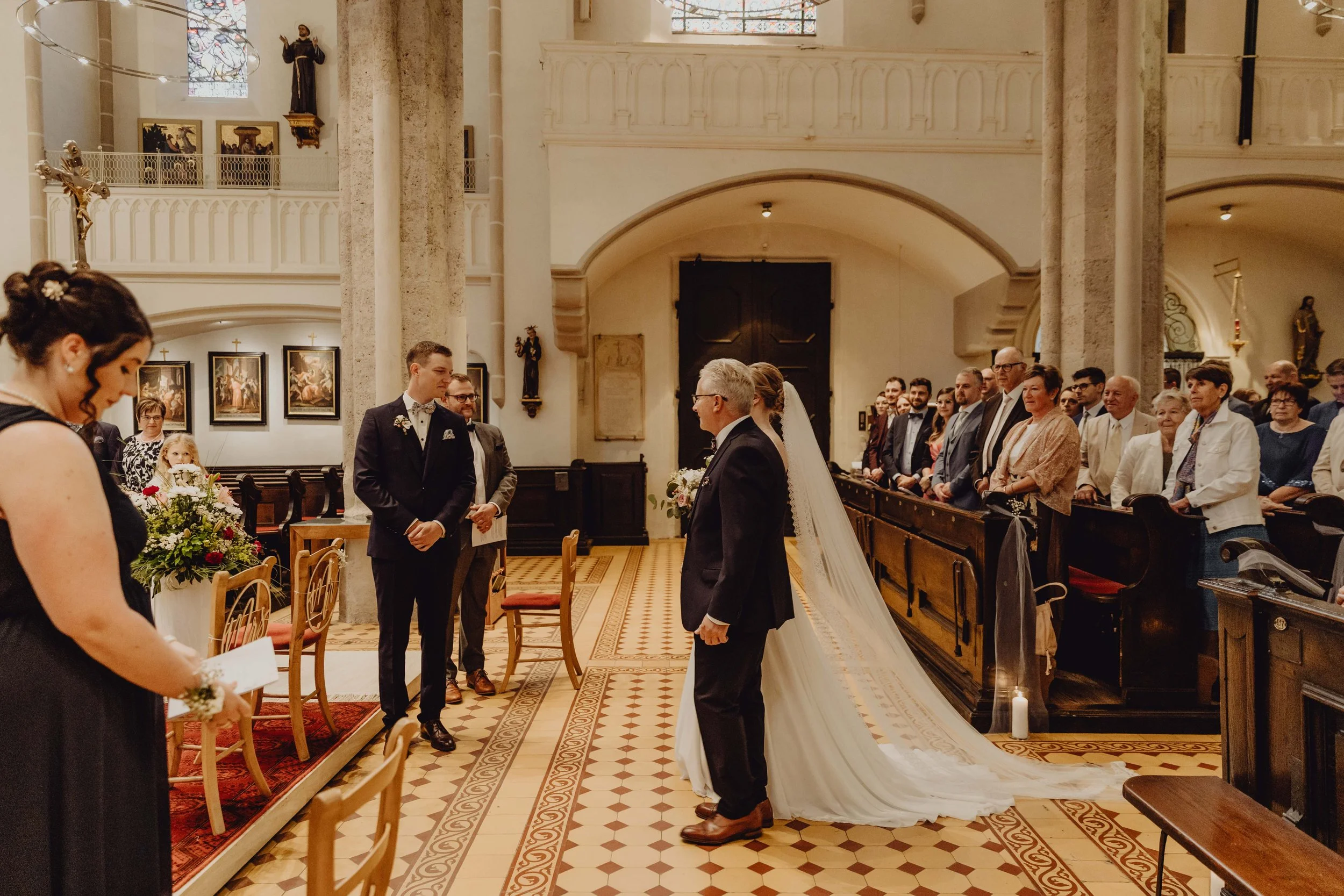 Hochzeit Schloss an der Eisenstraße Waidhofen an der Ybbs Niederösterreich Stadtpfarrkirche