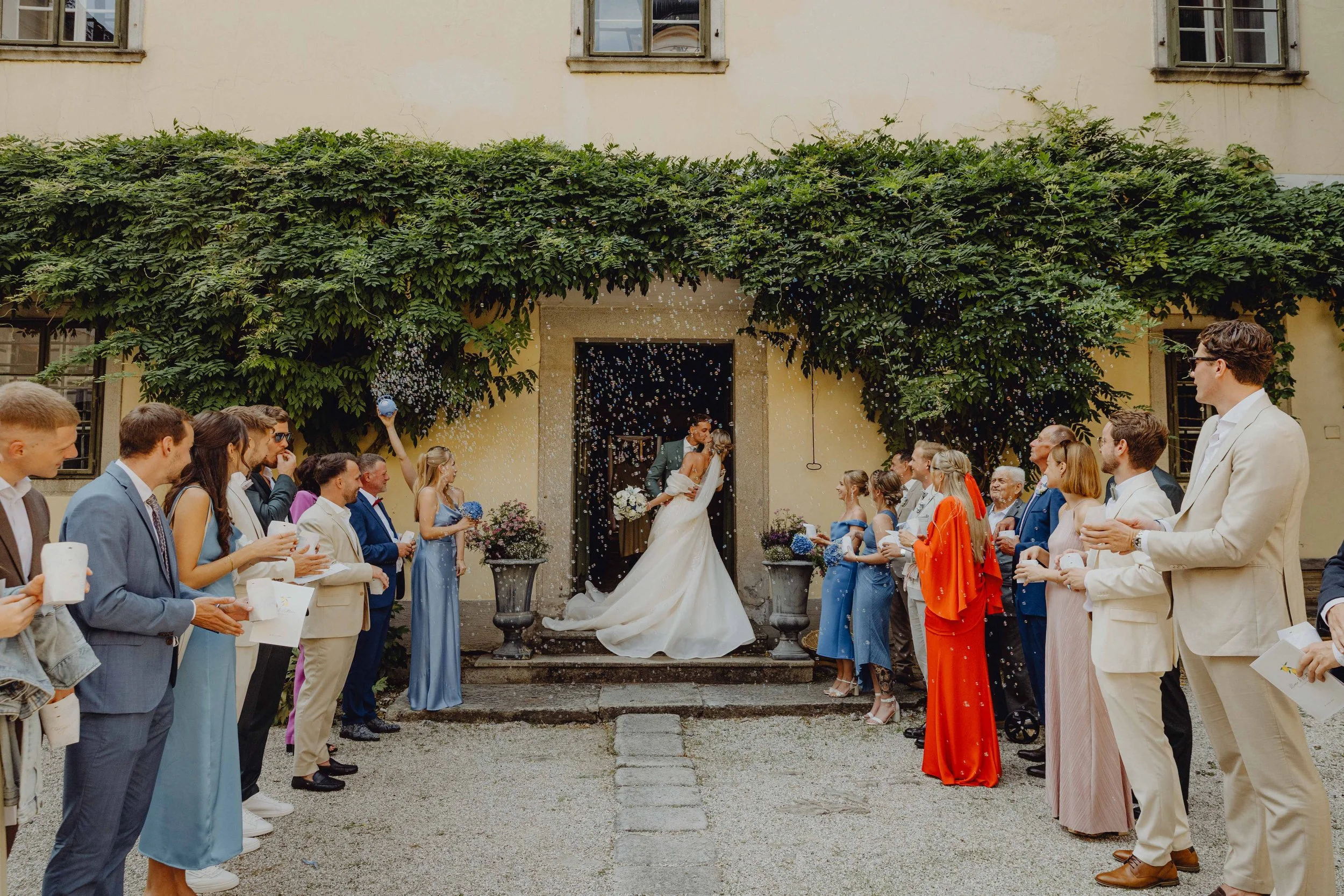 Hochzeit Schloss Altenhof Braut Bräutigam Kirche Kapelle Italy Wedding