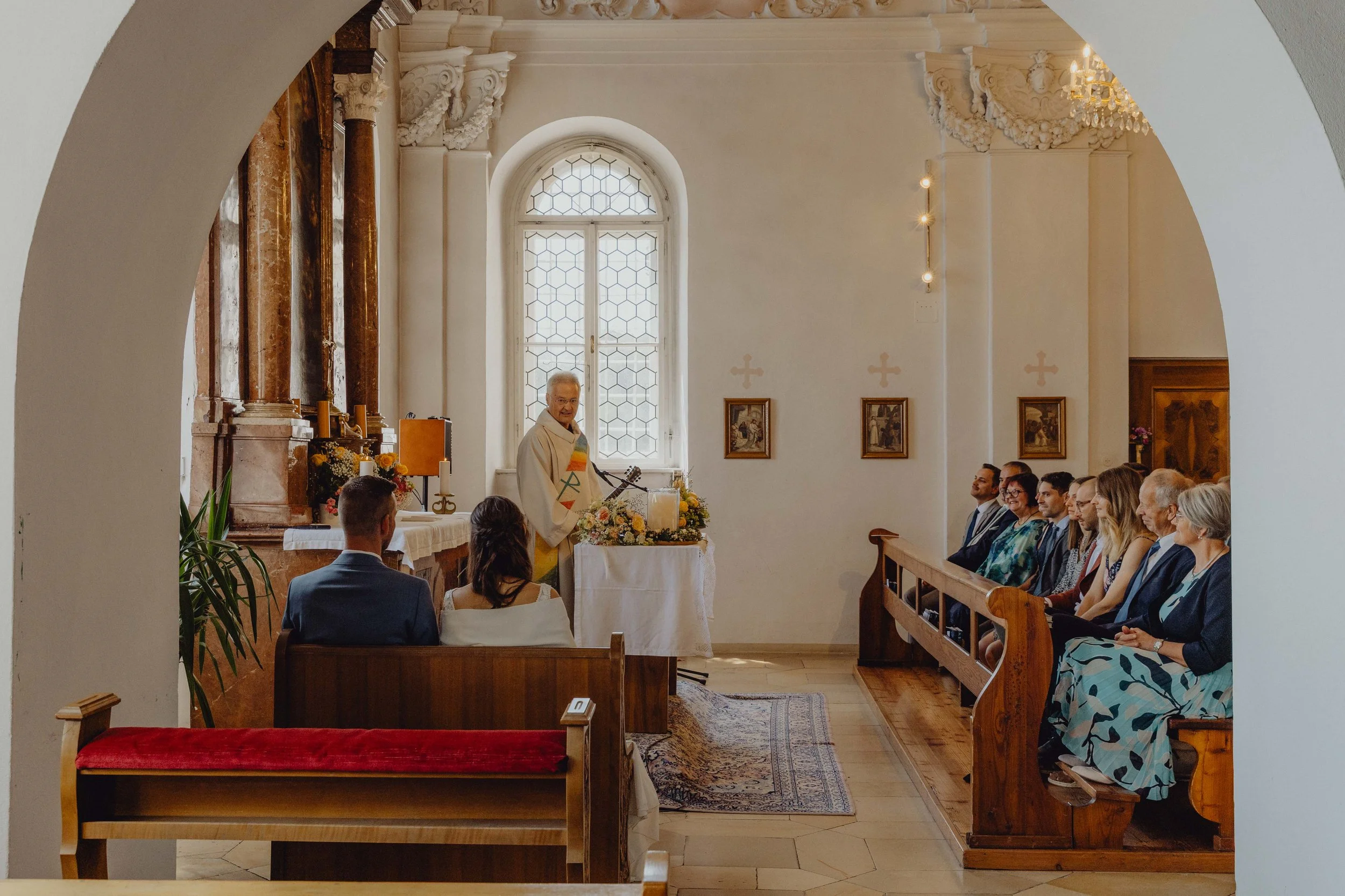Hochzeit Hochzeitsfotograf Engerwitzdorf Oberösterreich Schlosskapelle Riedegg