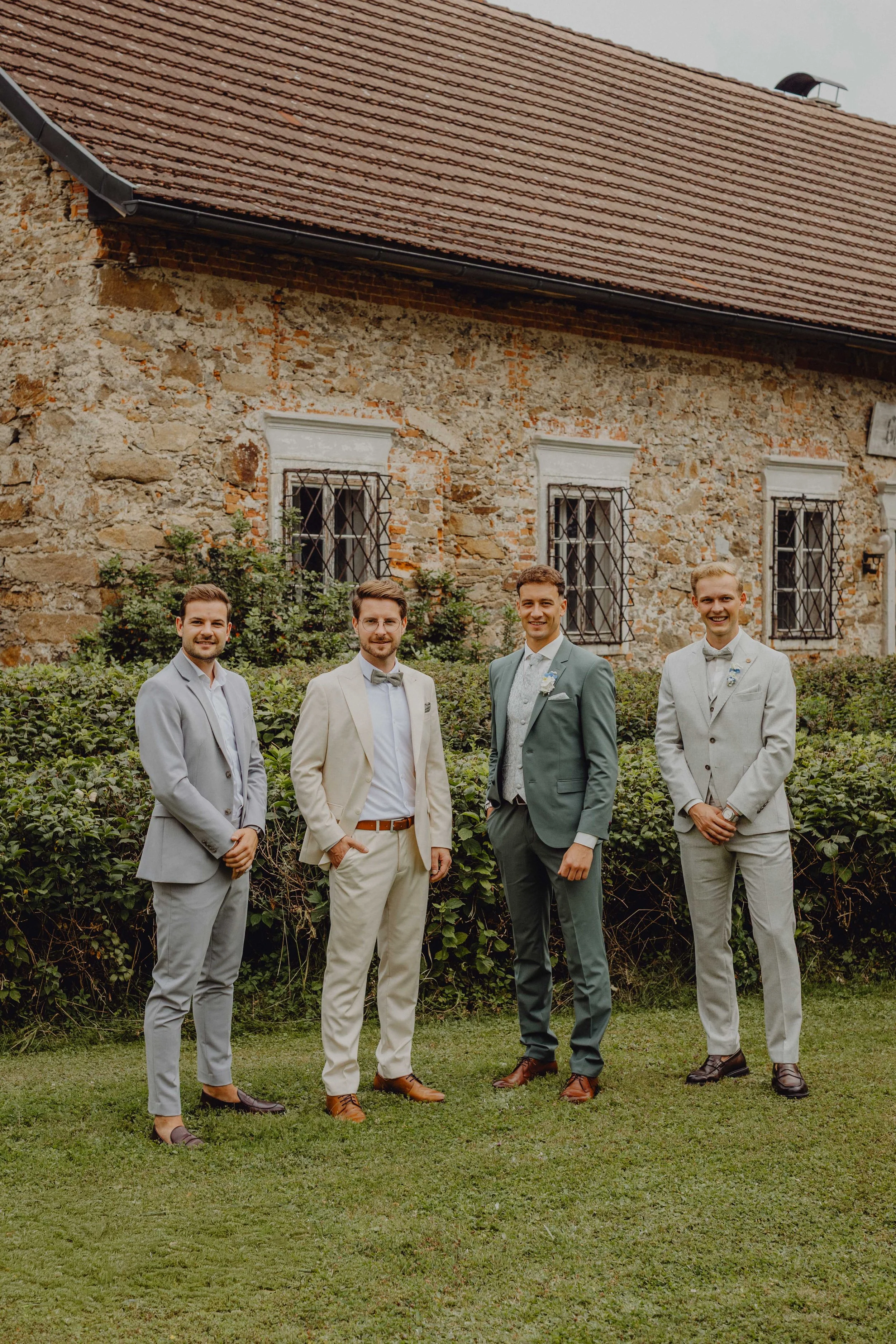 Schloss Altenhof Groomsmen Oberösterreich
