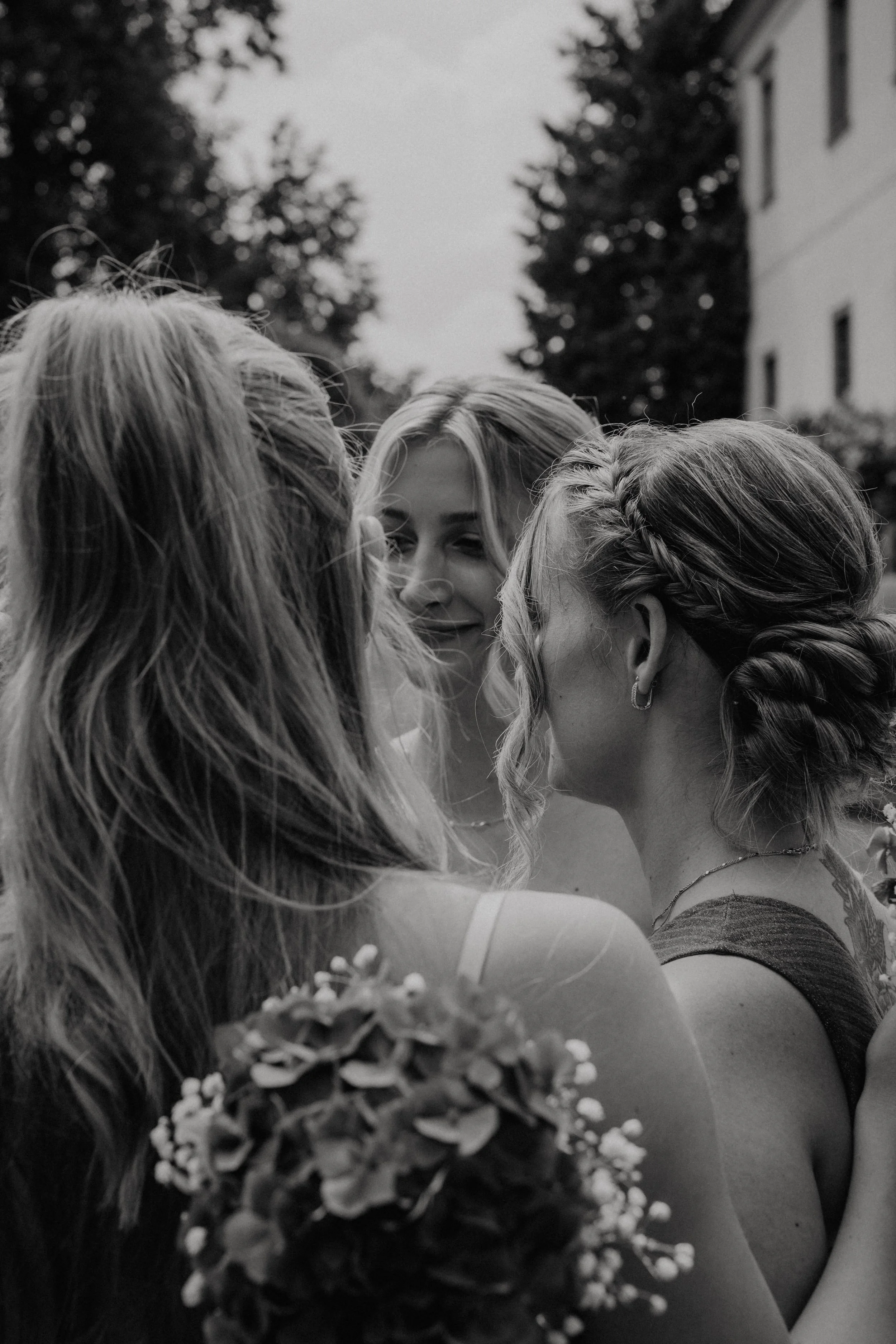 Hochzeit Schloss Altenhof Braut Bräutigam Brautvater First Look Italy Wedding