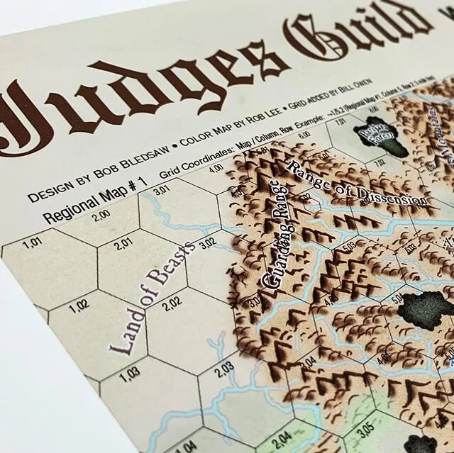 D&amp;D fans will recognize this Judges Guild Regional Map circa 2004. This beauty sold within hours of posting it online. #dungeonsanddragons