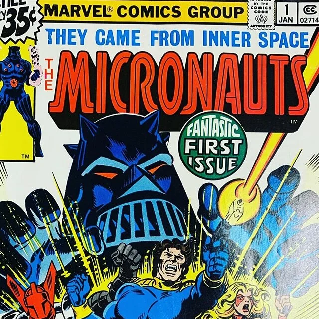 Any Micronauts fans out there? How about this copy of the first issue? Great candidate for a clean and press. #cgccomics #bronzeagecomics #comics #comicbooks #micronautscomics #micronauts