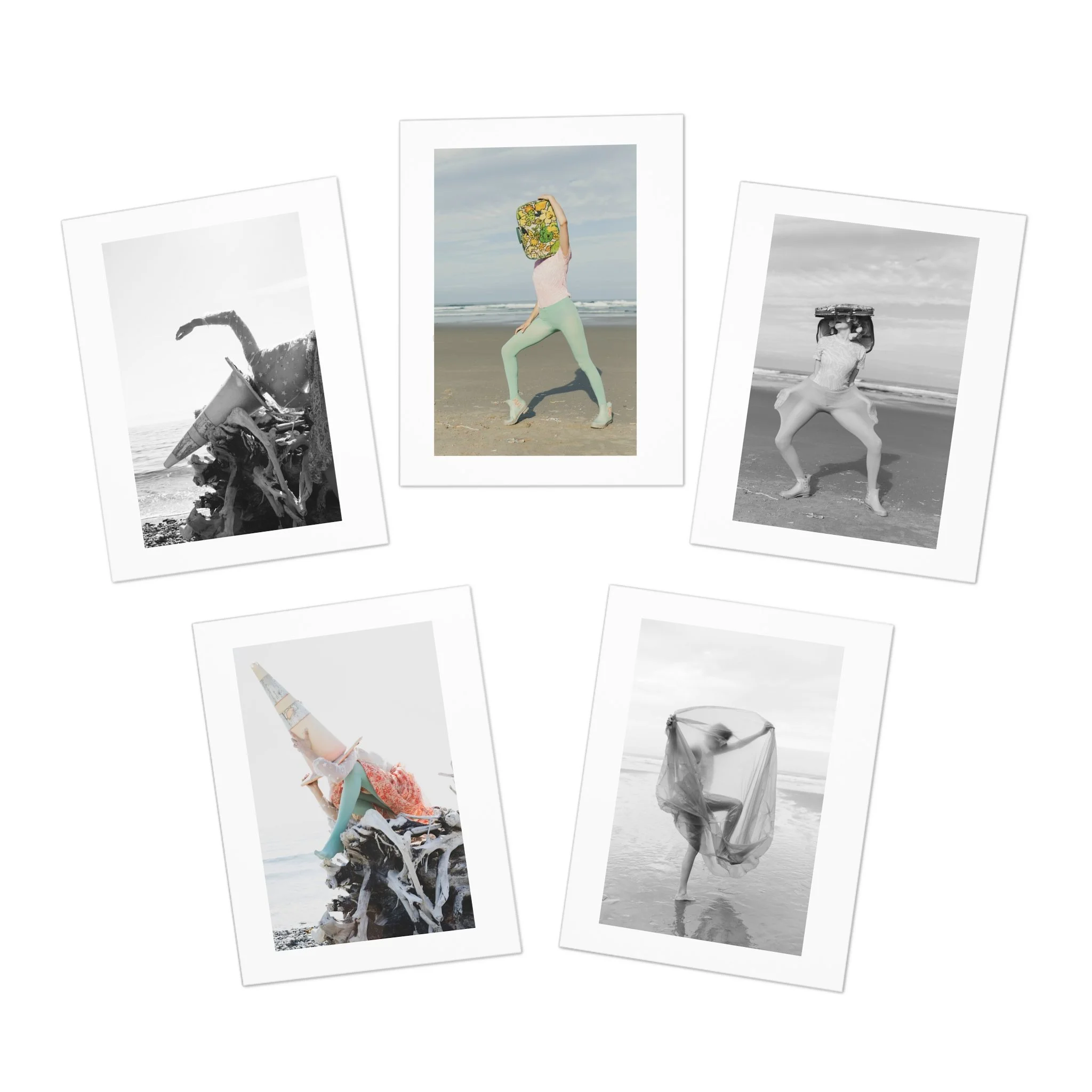 'Unusual Hats' Multi-Design Greeting Cards (5-Pack)