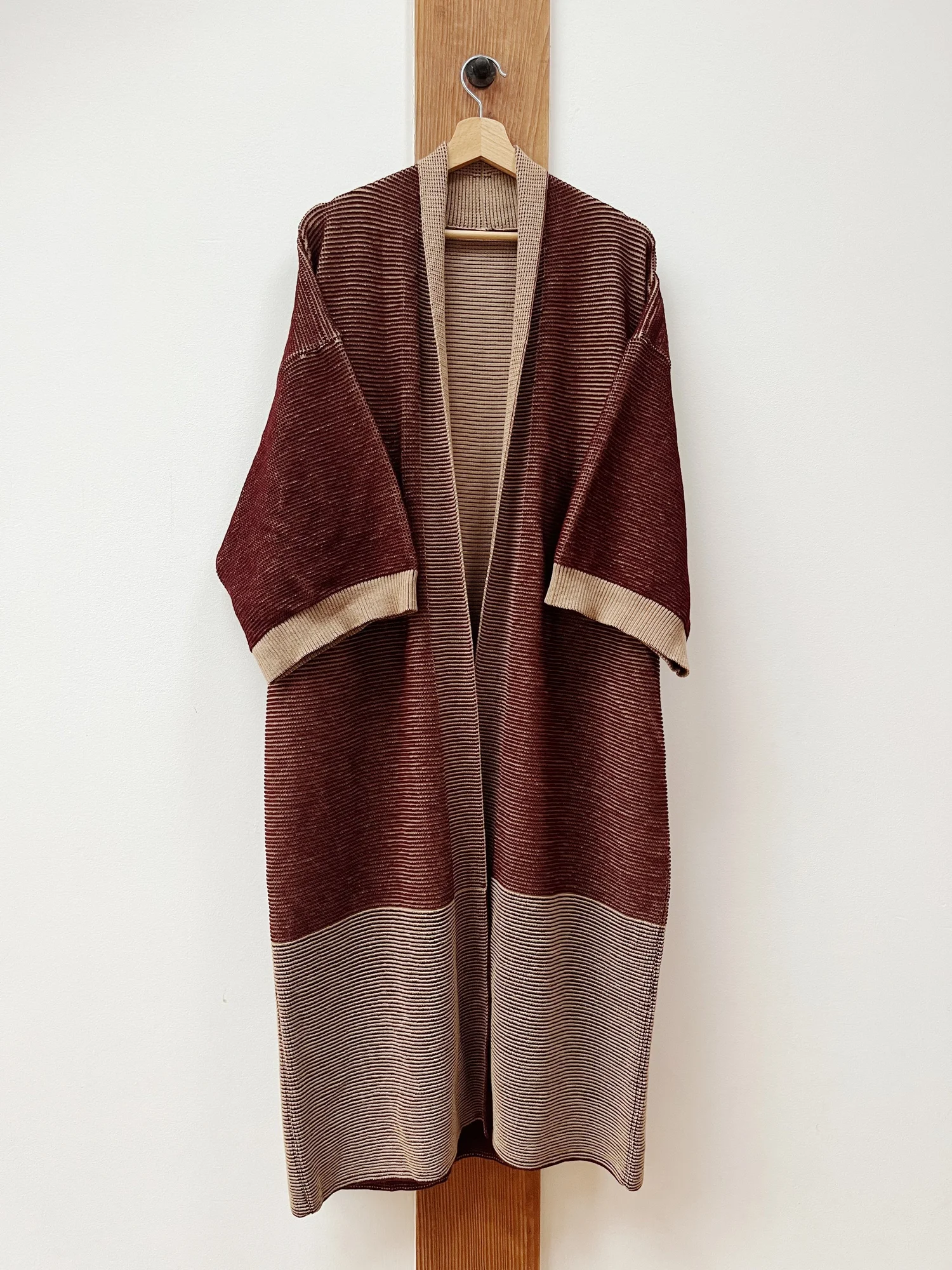 Knitted Kimono Coat - Merino Wool — Keepers Knitwear | Handmade-to