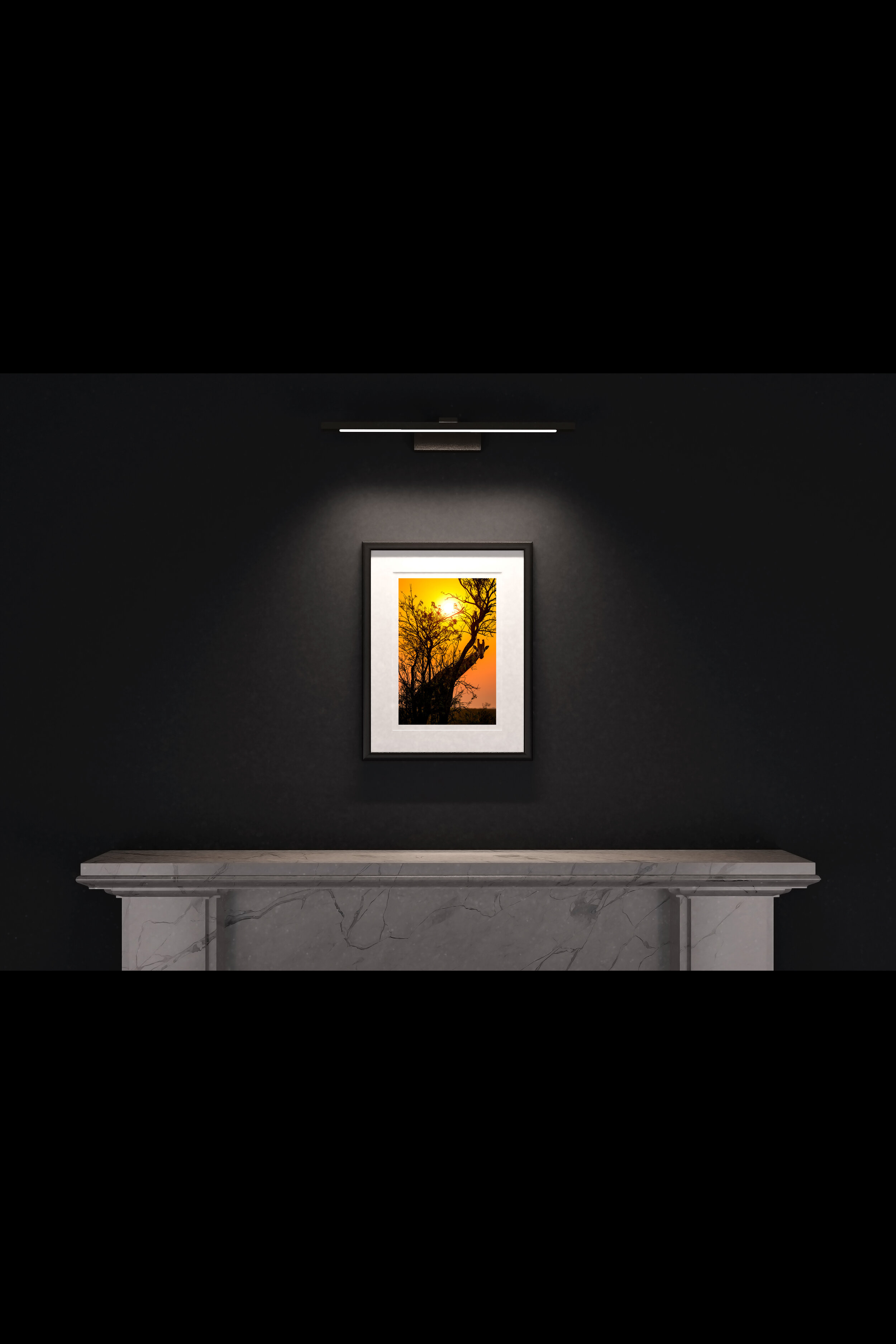 (2) FP_A3_PF_MantlePiece-(Giraffe_Looking_Around_Tree_Sunrise-04126).jpg