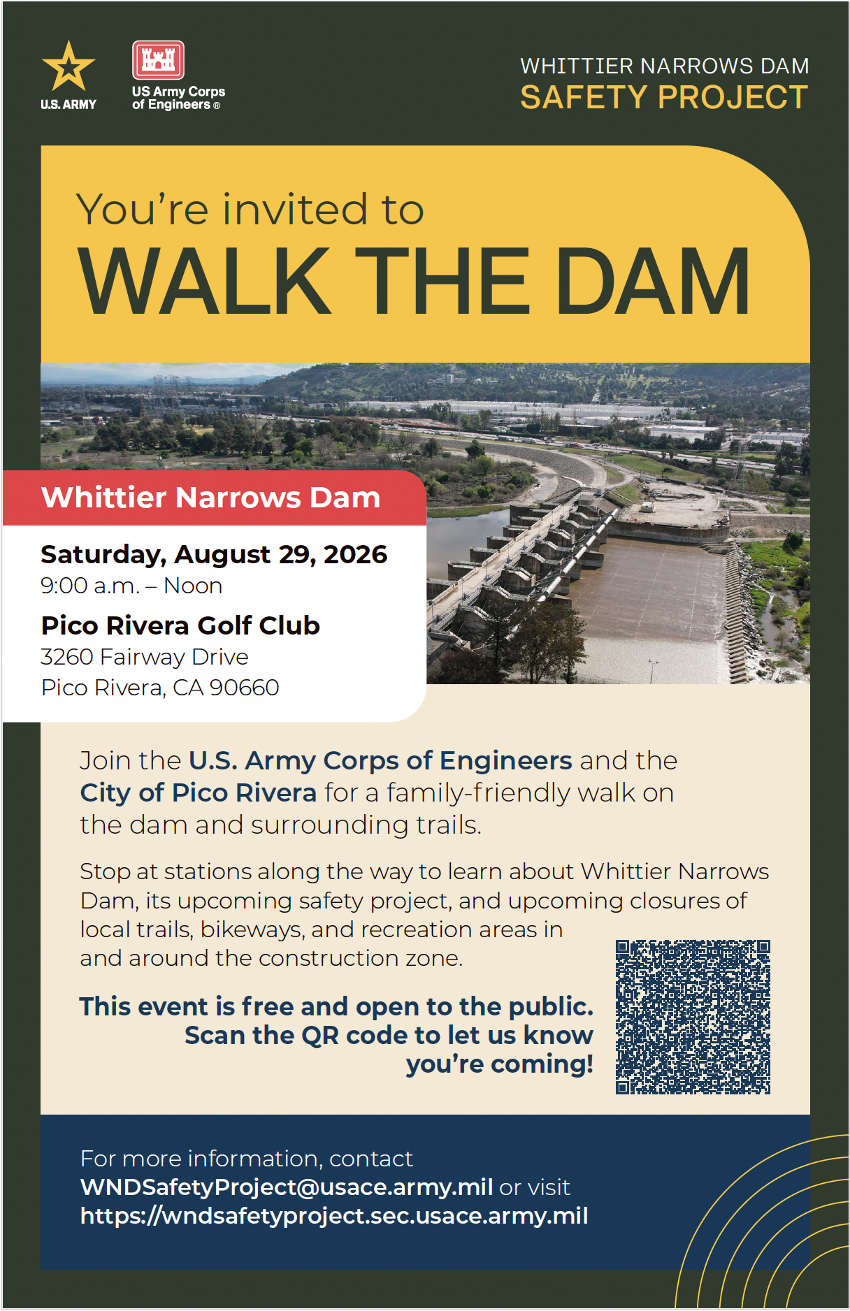 Walk the Whittier Narrows Dam