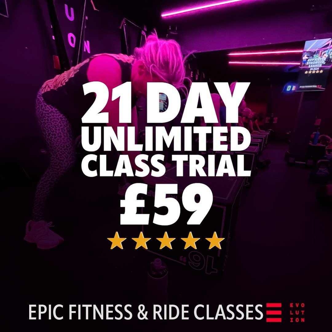 🚨Our New Class Trial🚨

21 Day
Unlimited Class Trial
&pound;59

Our class trial is perfect for anyone who is wanting to try out our range of group fitness classes and indoor cycling classes.

You can purchase this trial through the link in our bio🔗