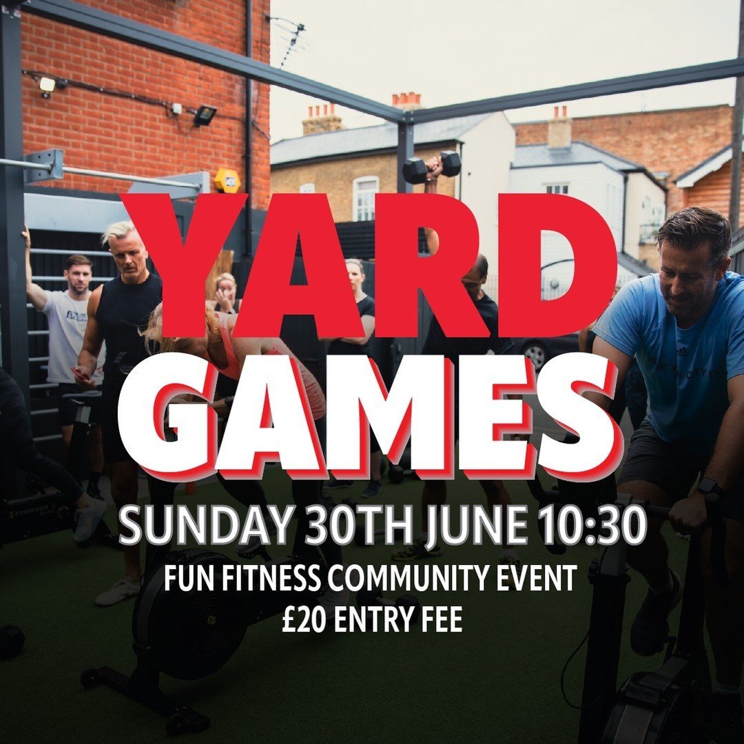 🚨YARD GAMES IS BACK ON SUNDAY 30TH JUNE🚨

Yard Games is an opportunity for you to take your fitness journey to the next level. It&rsquo;s not only a fantastic way to challenge yourself but also a chance to bond with fellow EVO members. 

Whether yo