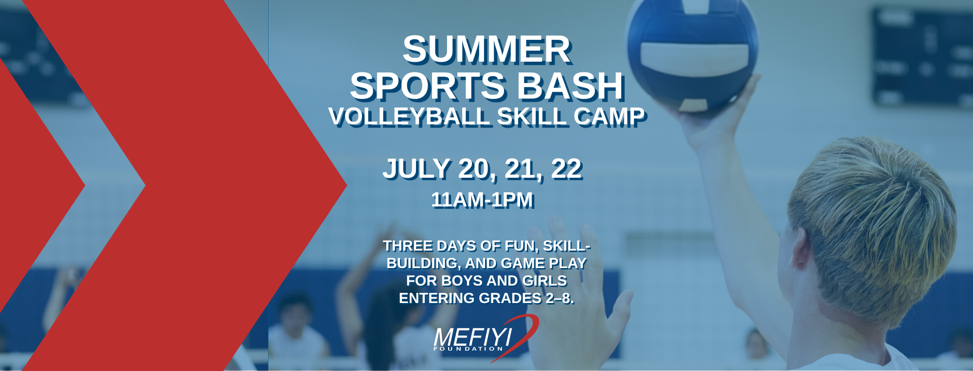 2026 Summer Sports Bash Volleyball Camp