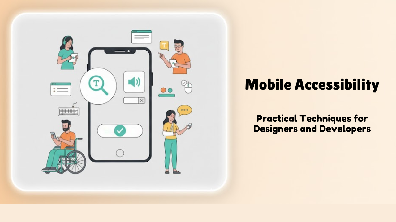 Mobile Accessibility: Practical Techniques for Designers and Developers