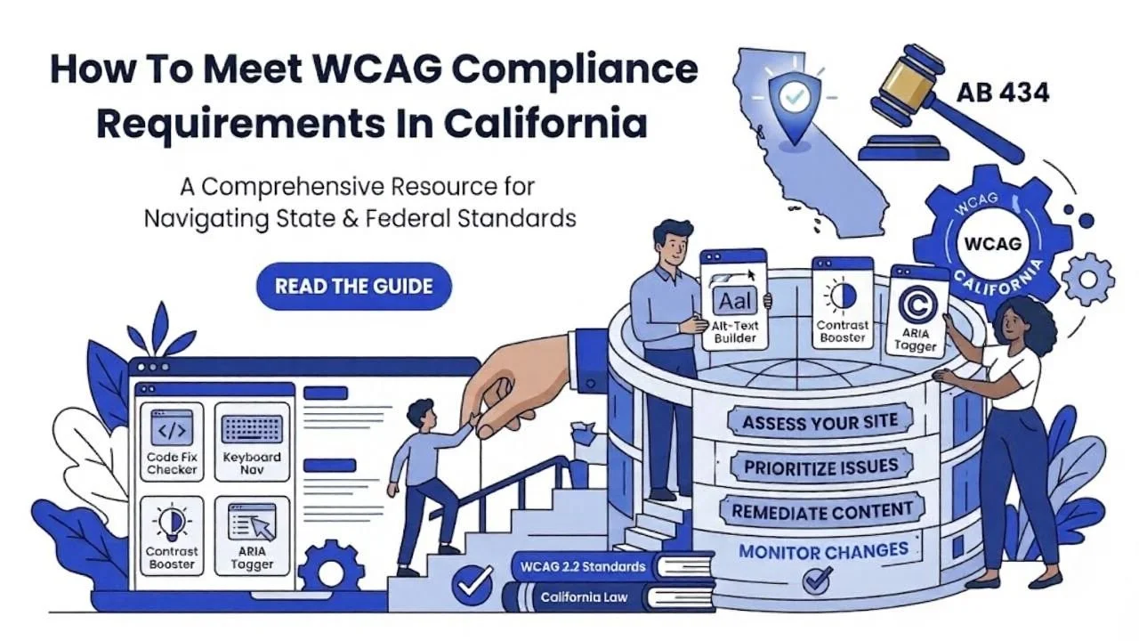 How To Meet WCAG Compliance Requirements In California
