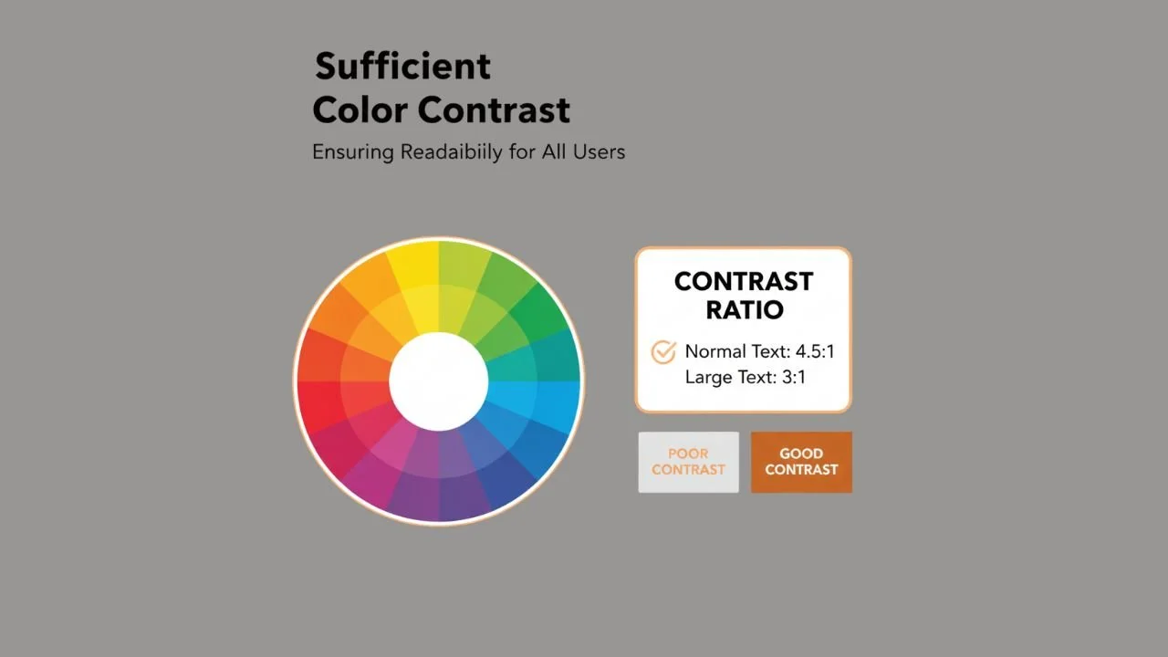 Color Contrast Examples Accessibility 10 Essential Website Accessibility Features — Inclusive Web