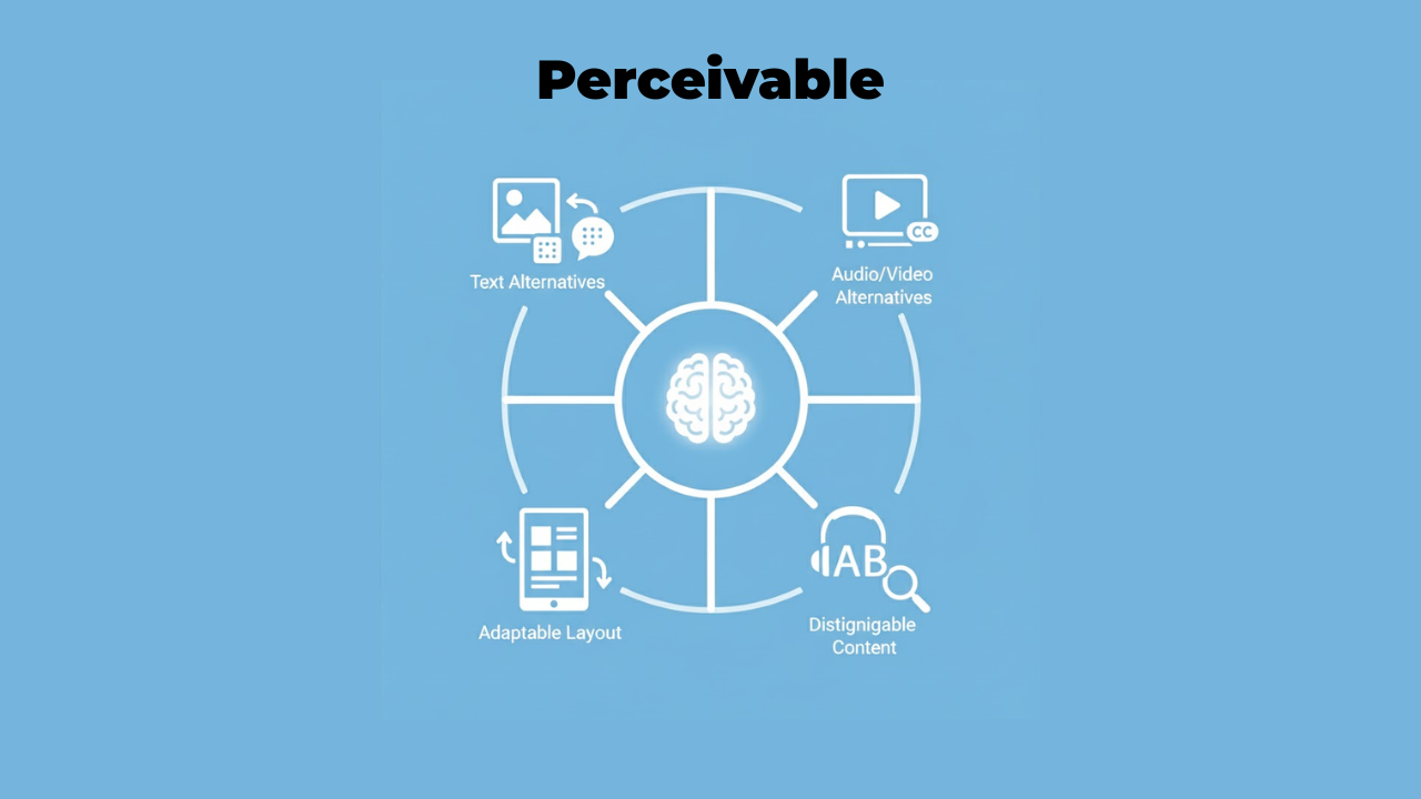 Perceivable Understand Web Accessibility POUR Principles — Inclusive Web