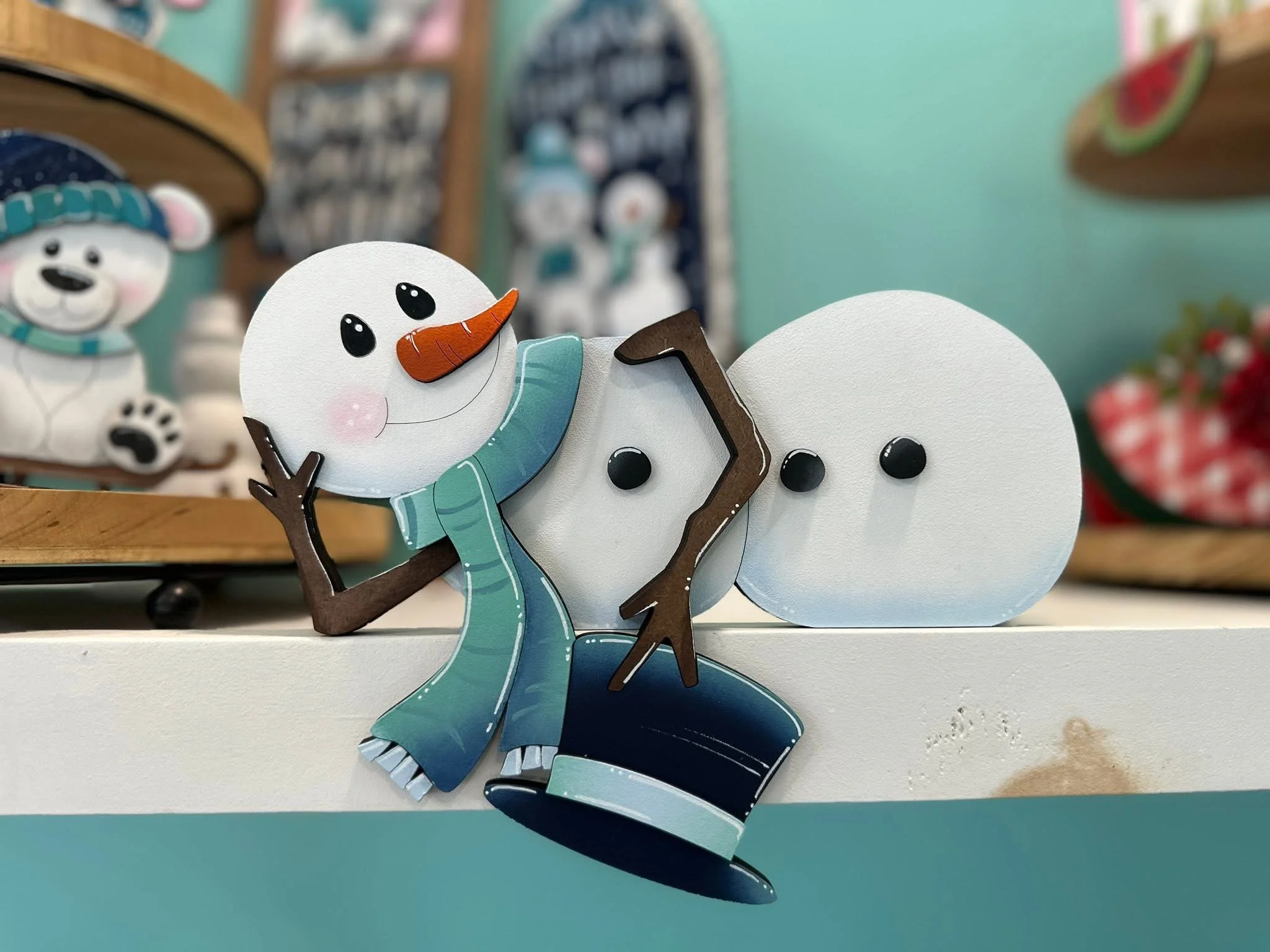 Snowman Shelf Sitter