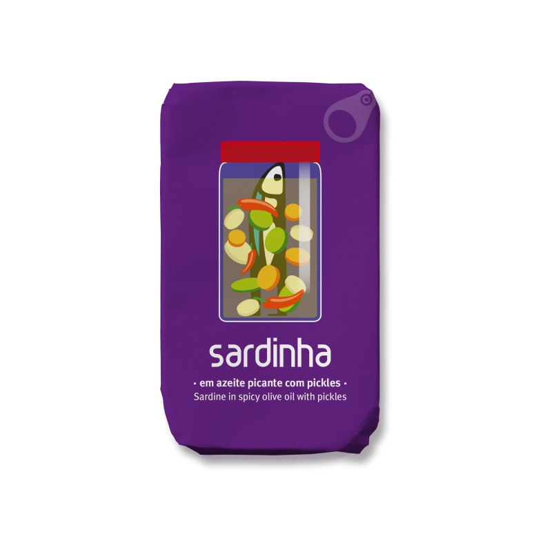Sardine in Spicy Olive Oil with Pickles