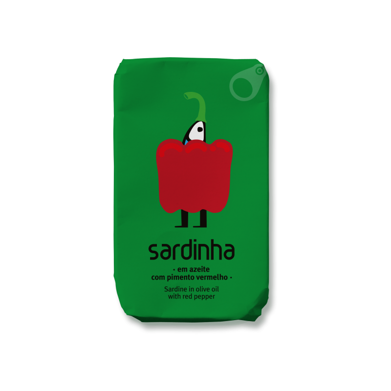 Sardine in Organic Olive Oil with Organic Red Pepper