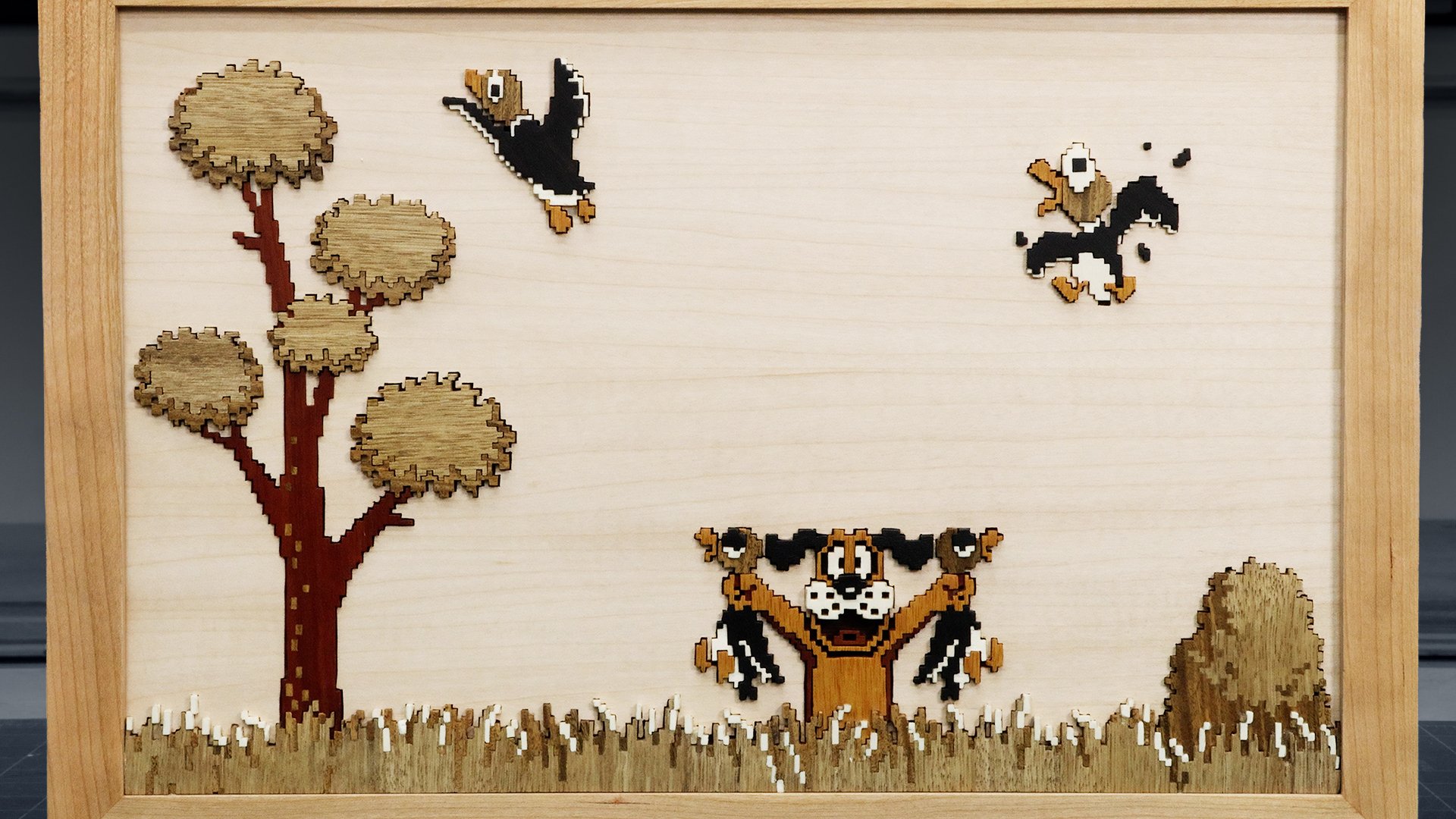 Turn a Video Game into Wood Art