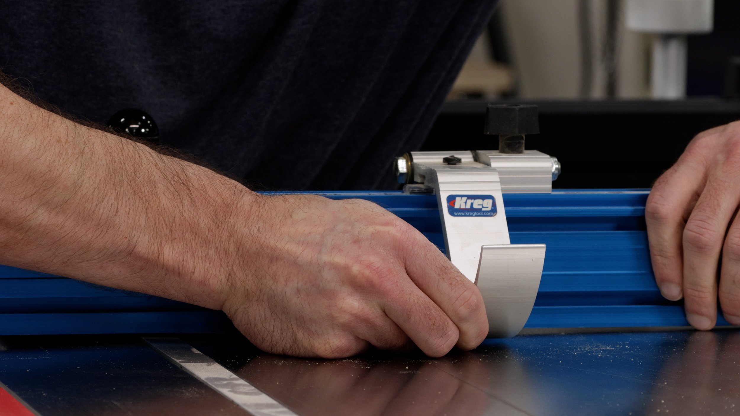 miter gauge stop block