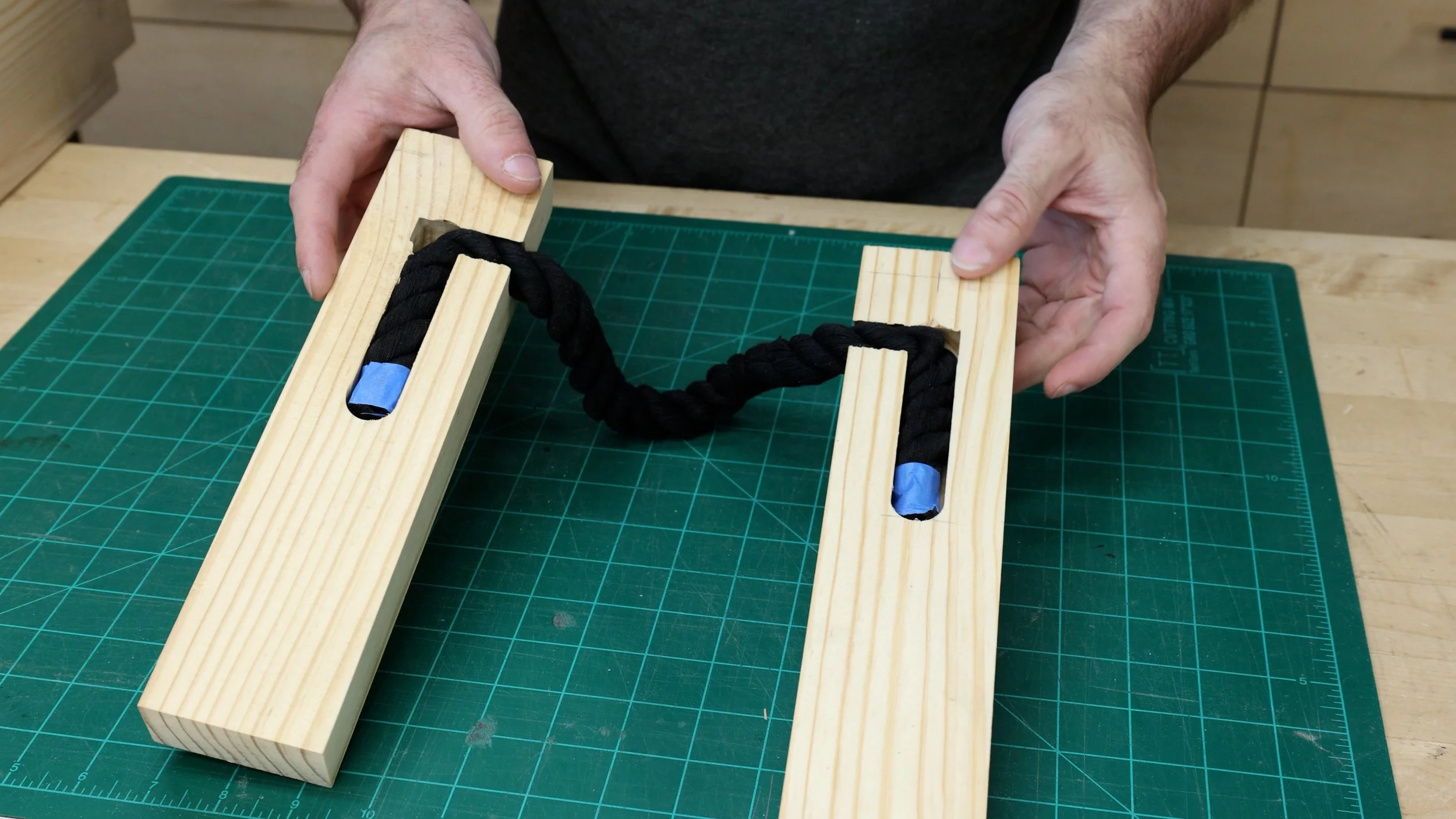 rope handles for a military ammo box crate