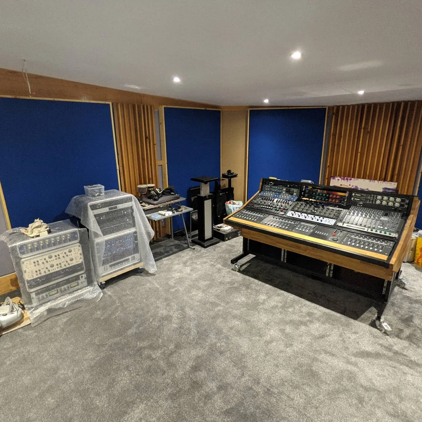 End of the week update on our move! 

Things have been moving full steam ahead. The console has been moved in and we're well into the wiring now! So we're very close to being completed and ready to get into the testing! 

We're now taking bookings fo
