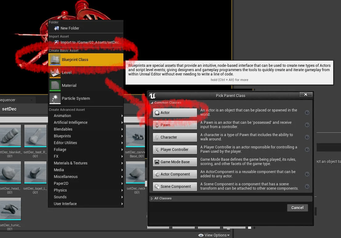 Combine Static Meshes with a Blueprint — samuel walsh | vfx