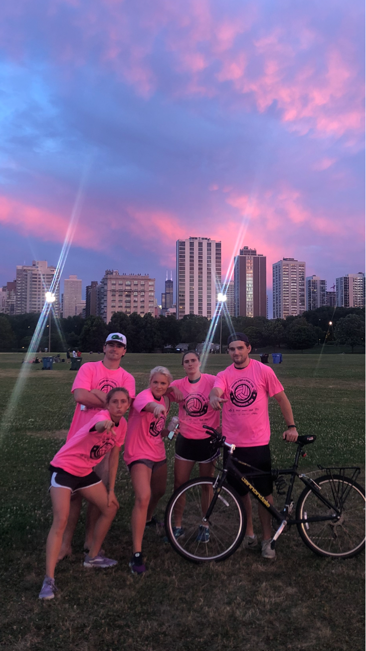 My volleyball team, The Spike Seltzers