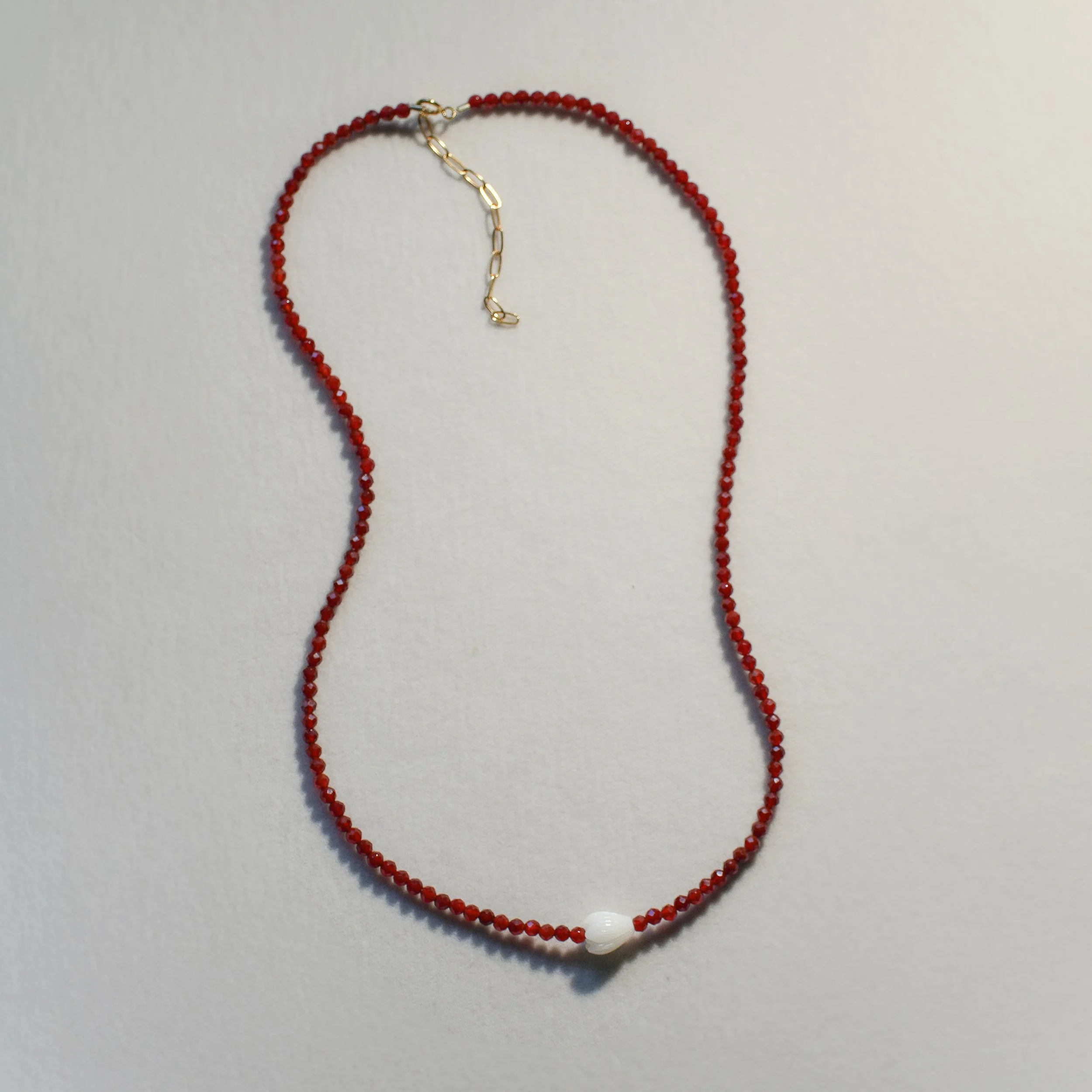 Red Agate Pikake Choker