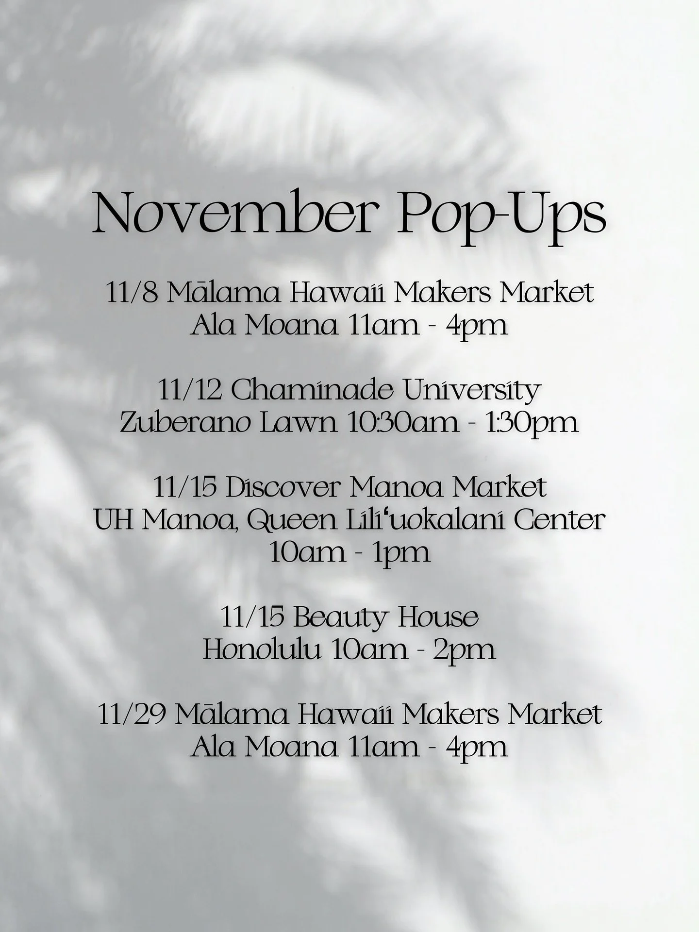 November Pop-Up Locations! 🦃✨
I know I&rsquo;m late, so be gentle with me 😭 Your girl is finally getting back into the pop-up groove again! 🥲 I&rsquo;m so excited to be out there, meet y&rsquo;all, and share some new goodies I&rsquo;ve been cookin