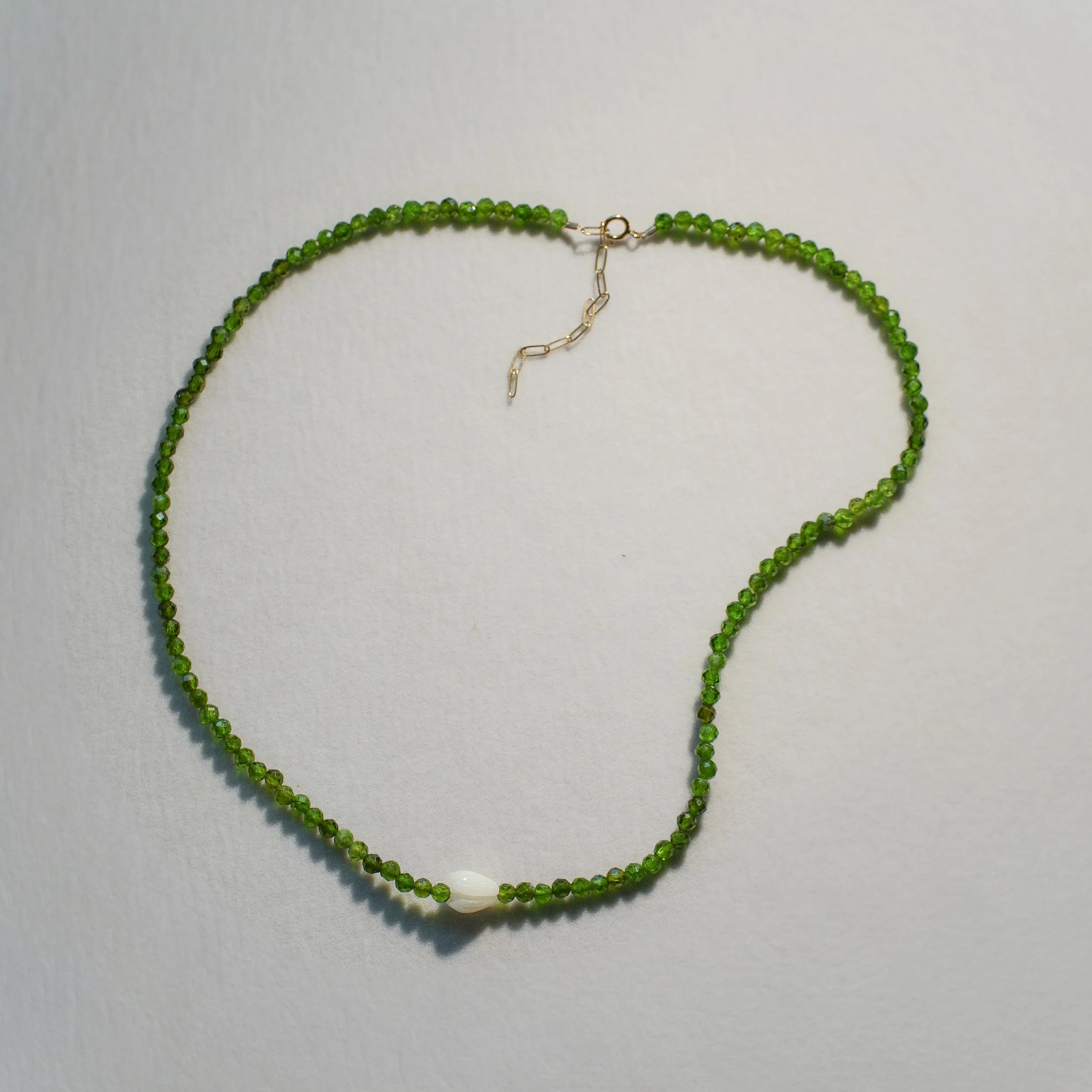 Diopside Pikake Choker