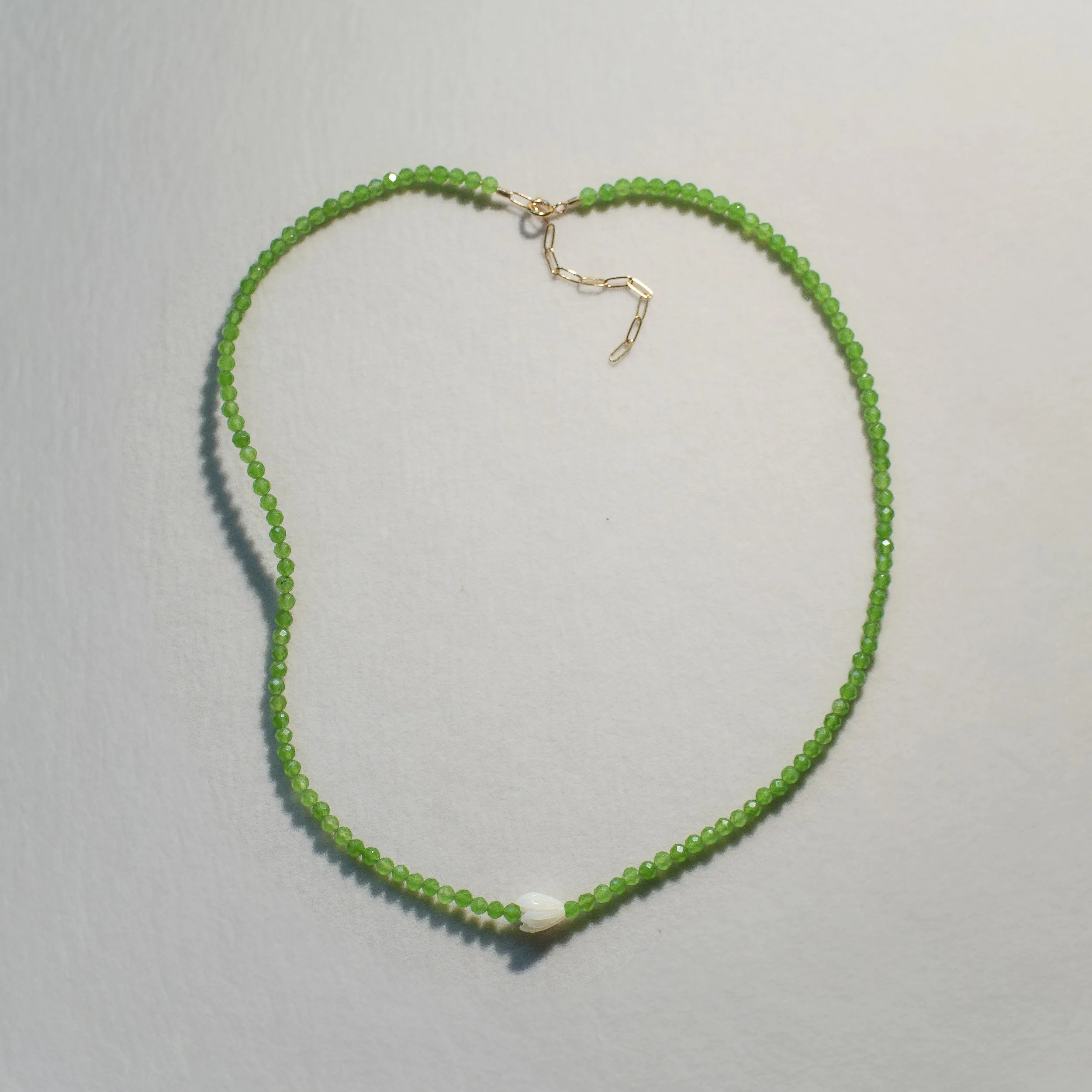 Green Jade Pikake Choker