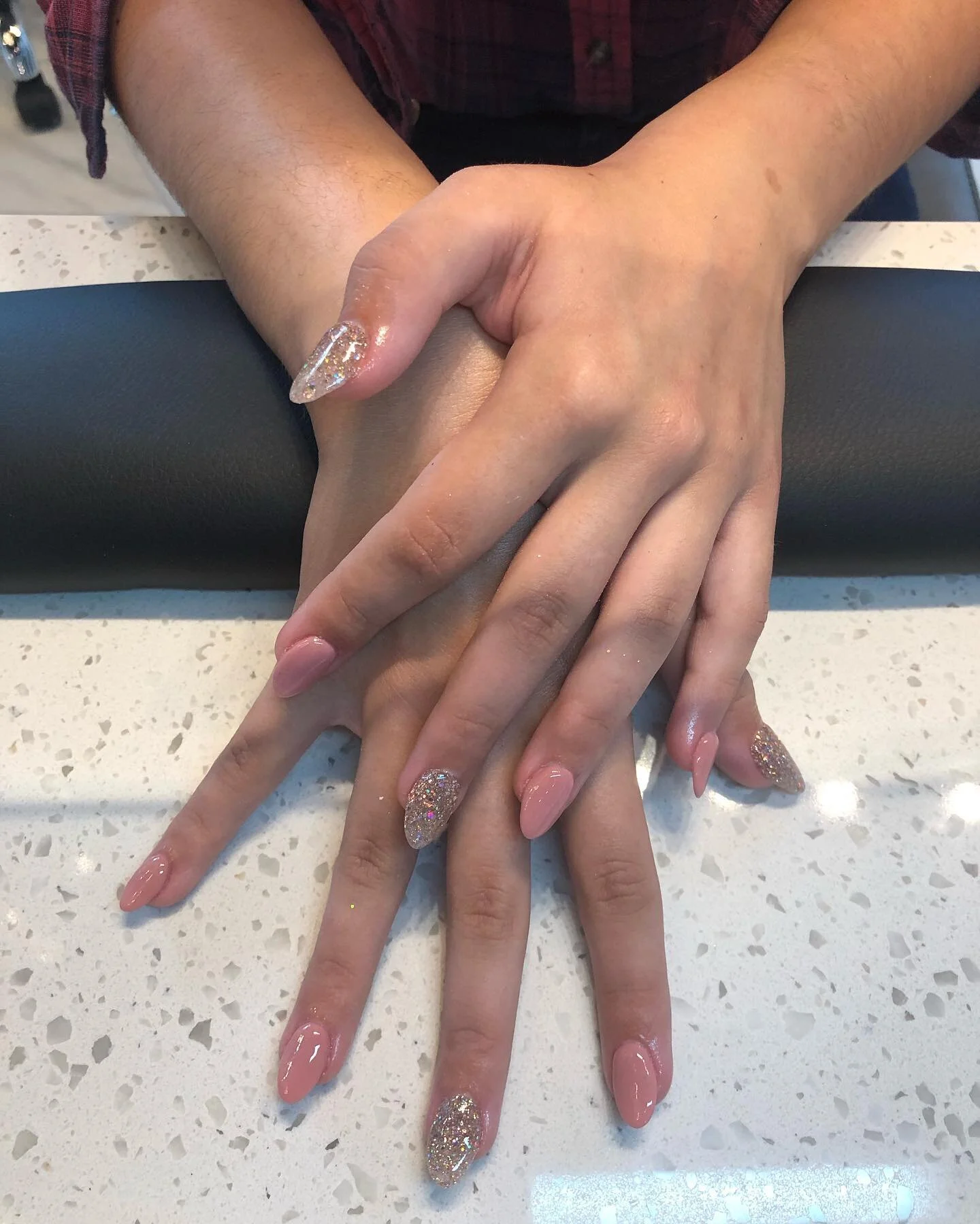 Gel nail manicure set 💕