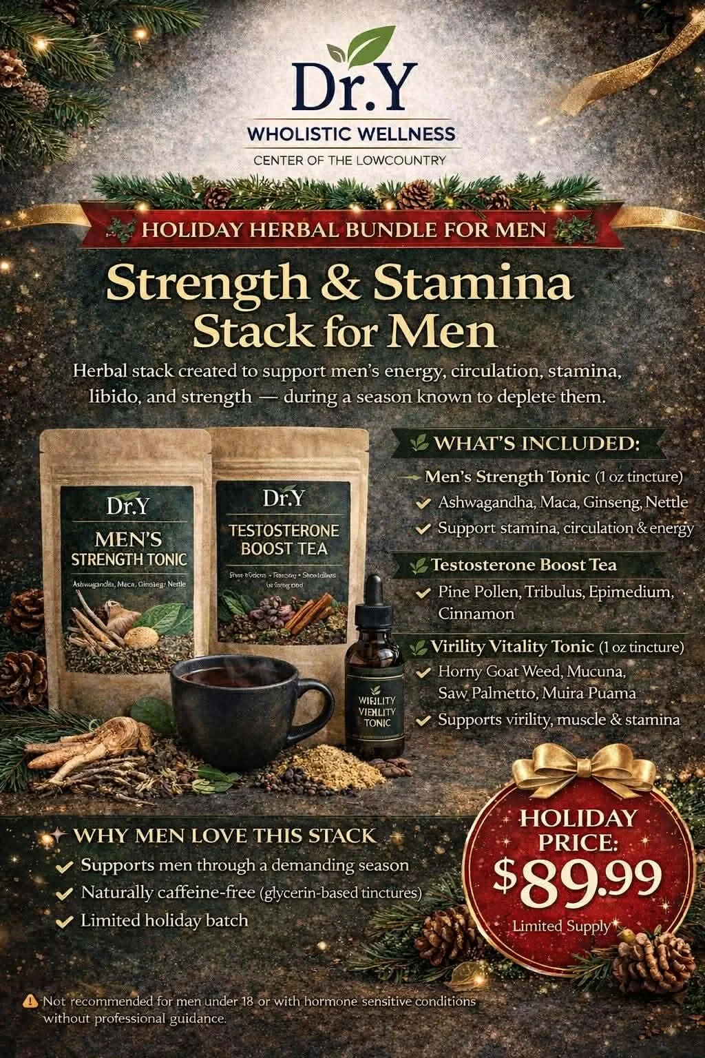 Strength & Stamina Herbal Stack for Men