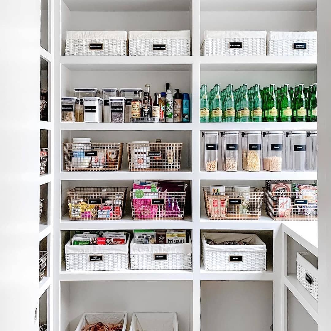 FEATURE POST - @denverneat showing us what pantry perfection looks like!&nbsp;

Here are a few tips to get this look -&nbsp;

Decant. Using clear, uniform containers means saving space and ensuring that the storage system stays consistent. You also k