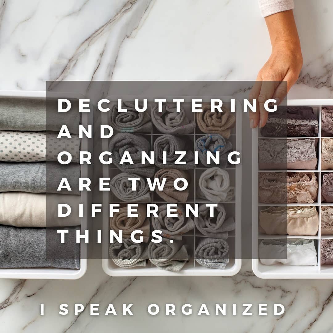 Decluttering and organizing are two different things - Drop an emoji if you feel this!

Often when we tell ourselves that we want to get organized the process starts like this -&nbsp;&nbsp;

Look to social media for inspiration

Search the internet f