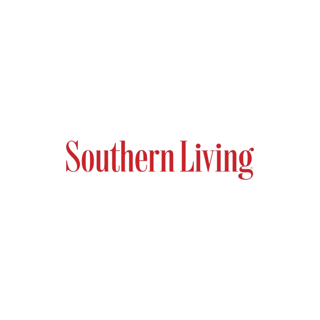 Southern Living magazine logo in red text on a transparent background.
