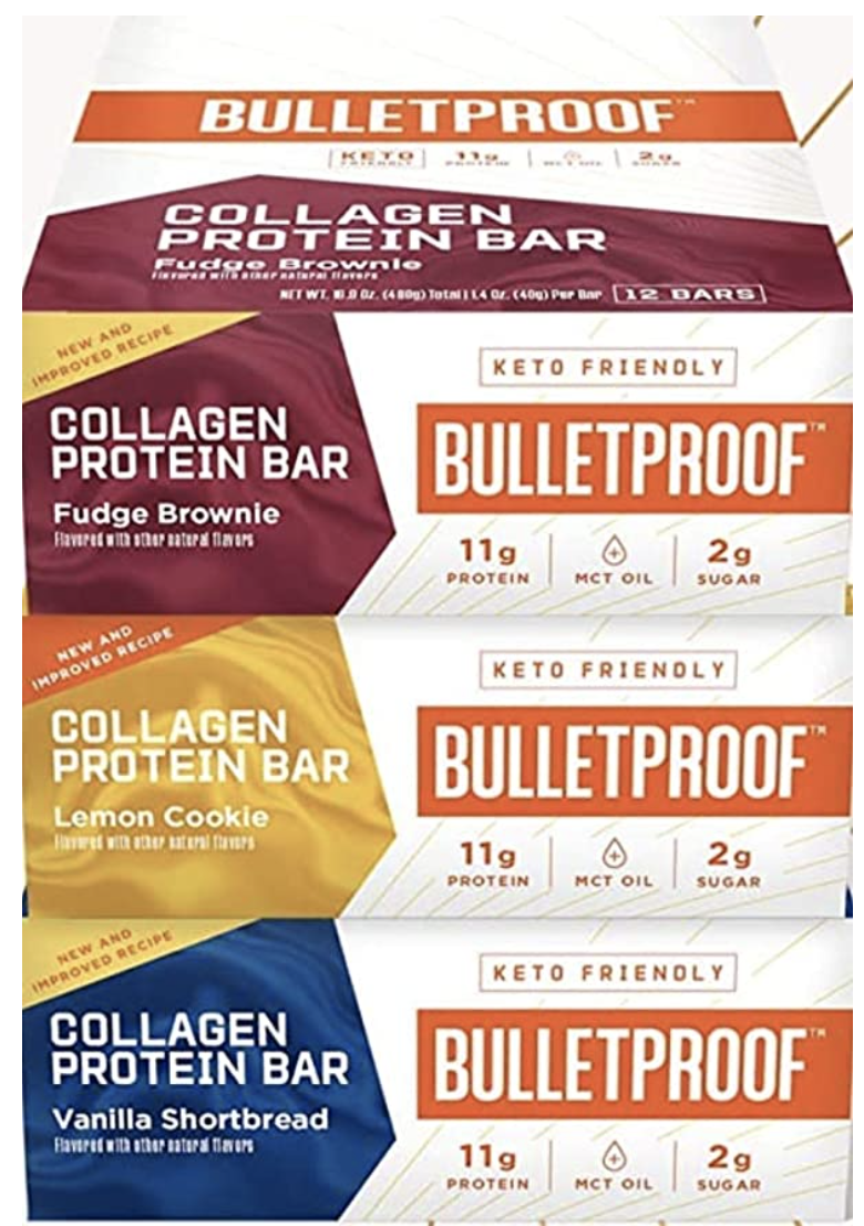 Bulletproof collagen protein bar