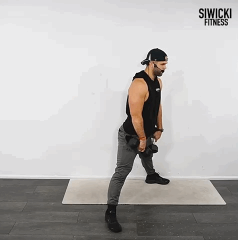 Deadlift exercise demonstration