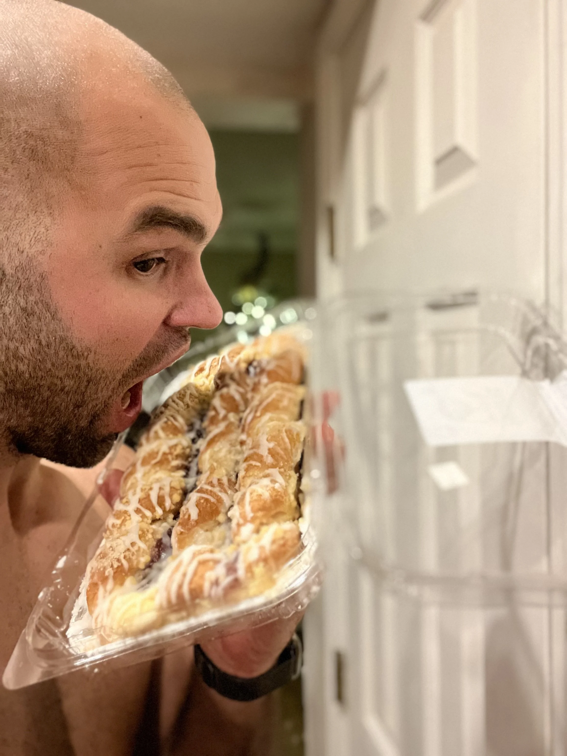 Jacob enjoying the holidays