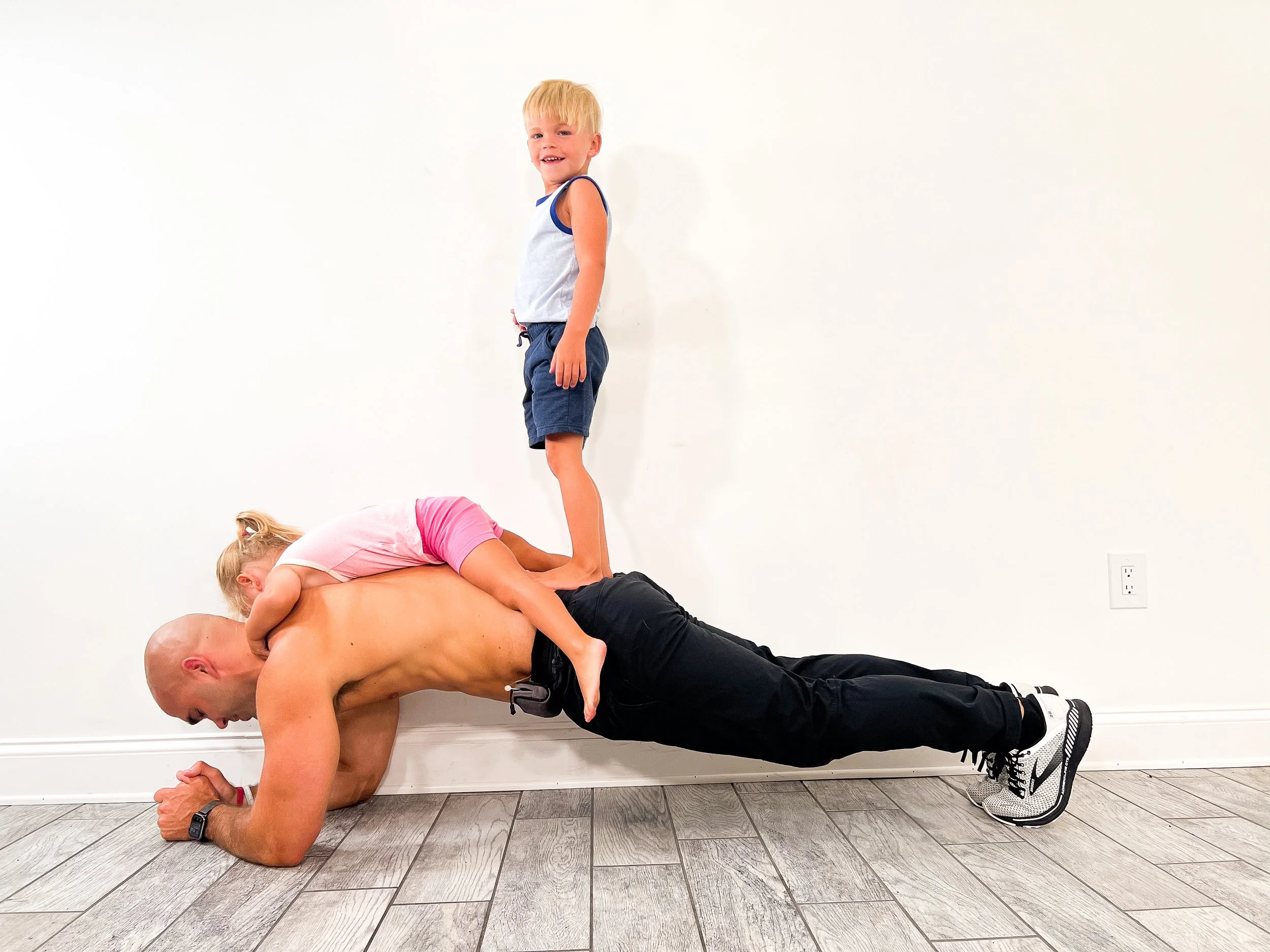 Plank exercise for core and lower back strength